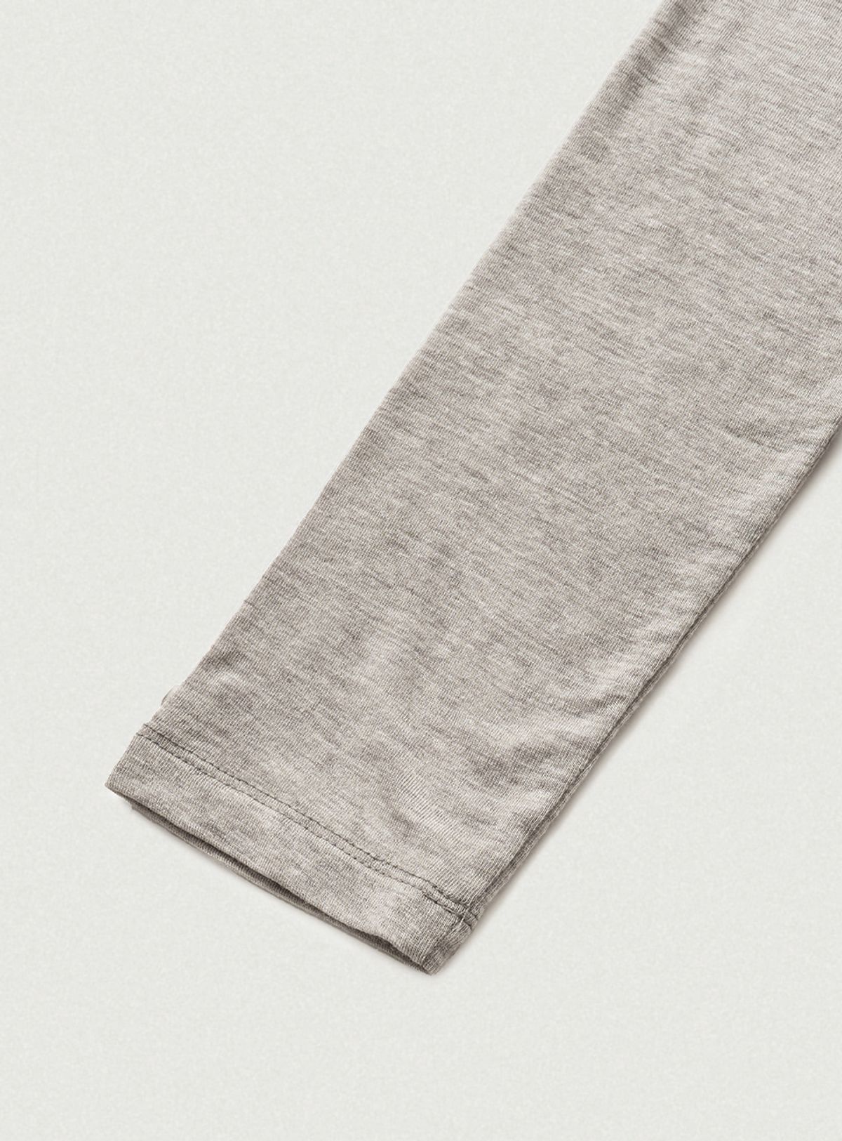 더바넷(THEBARNNET) Soft Slim Wool Tencel T-Shirt_Melange Grey