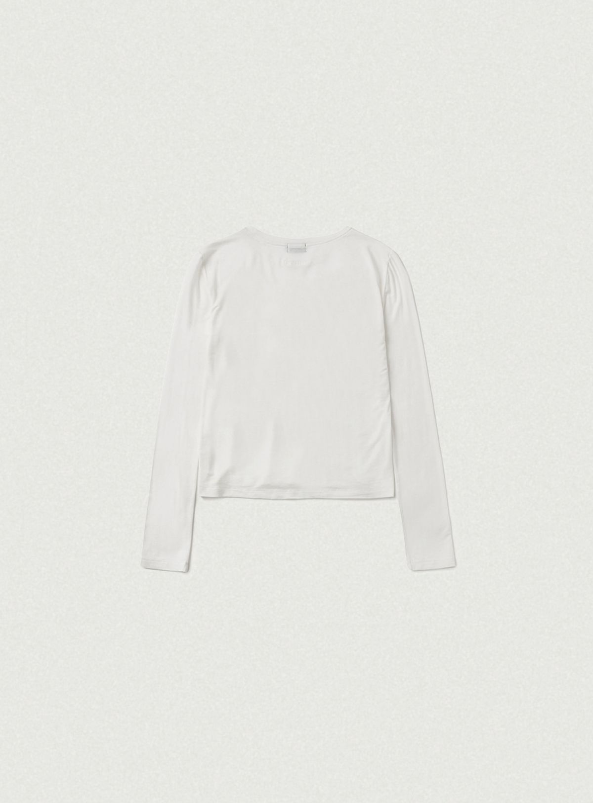 더바넷(THEBARNNET) Soft Slim Wool Tencel T-Shirt_Ivory