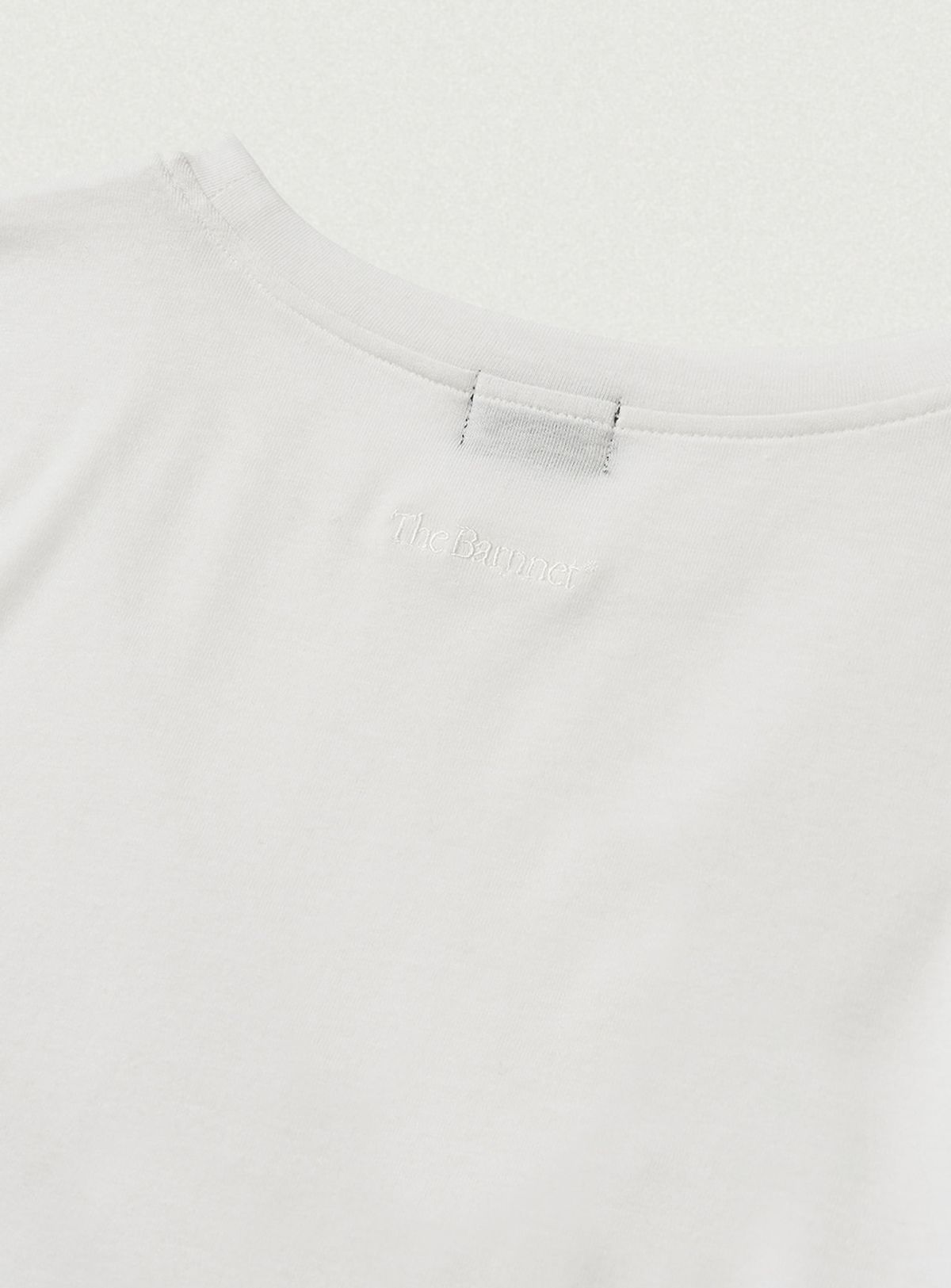 더바넷(THEBARNNET) Soft Slim Wool Tencel T-Shirt_Ivory