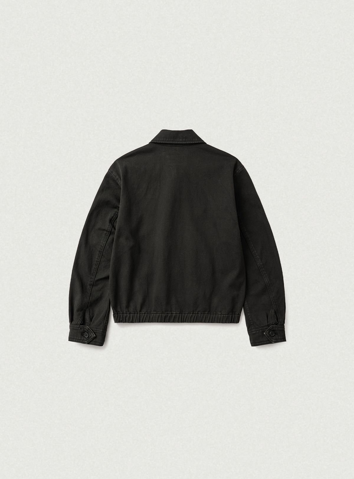 더바넷(THEBARNNET) Oren Washed Cotton Blouson Jacket_Black