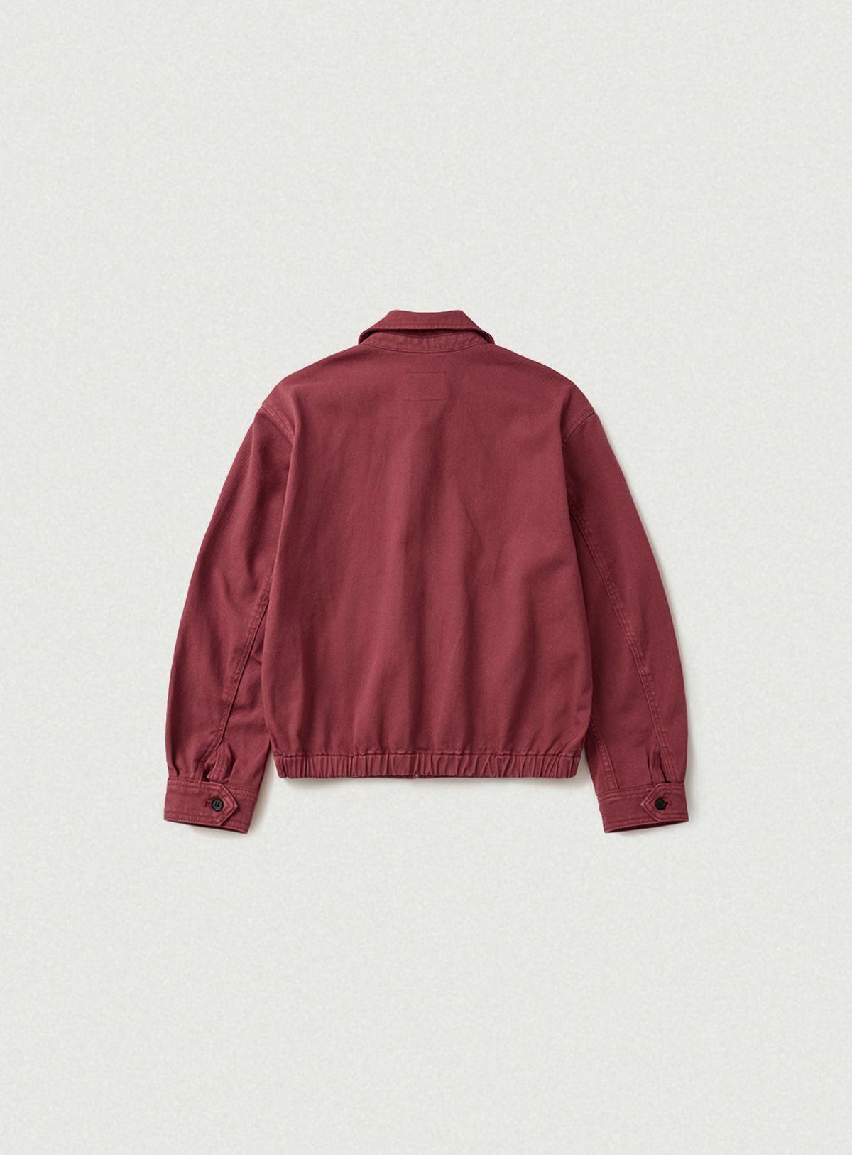더바넷(THEBARNNET) Oren Washed Cotton Blouson Jacket_Burgundy