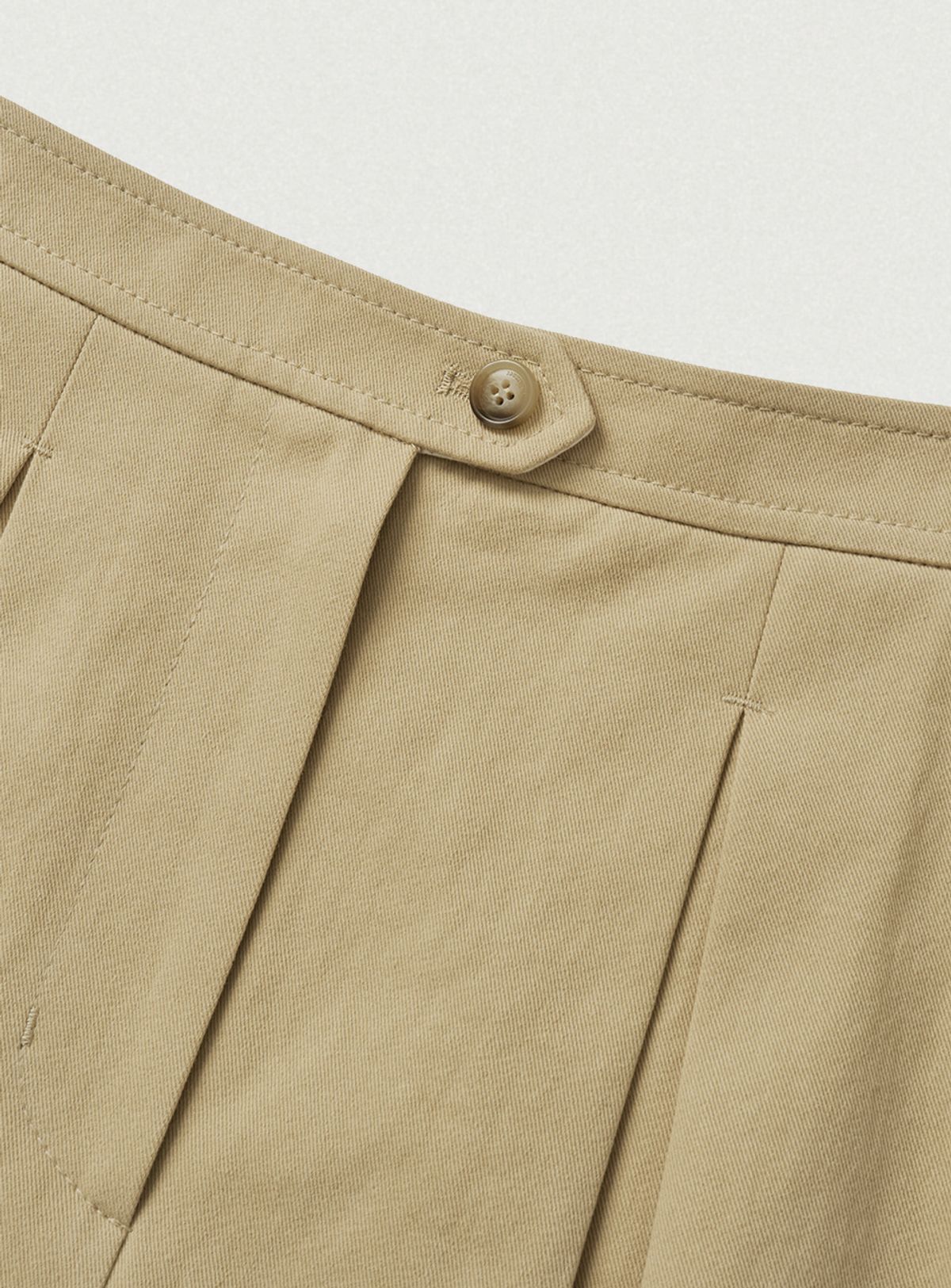 더바넷(THEBARNNET) Wael Pleats Mini Skirt_Beige