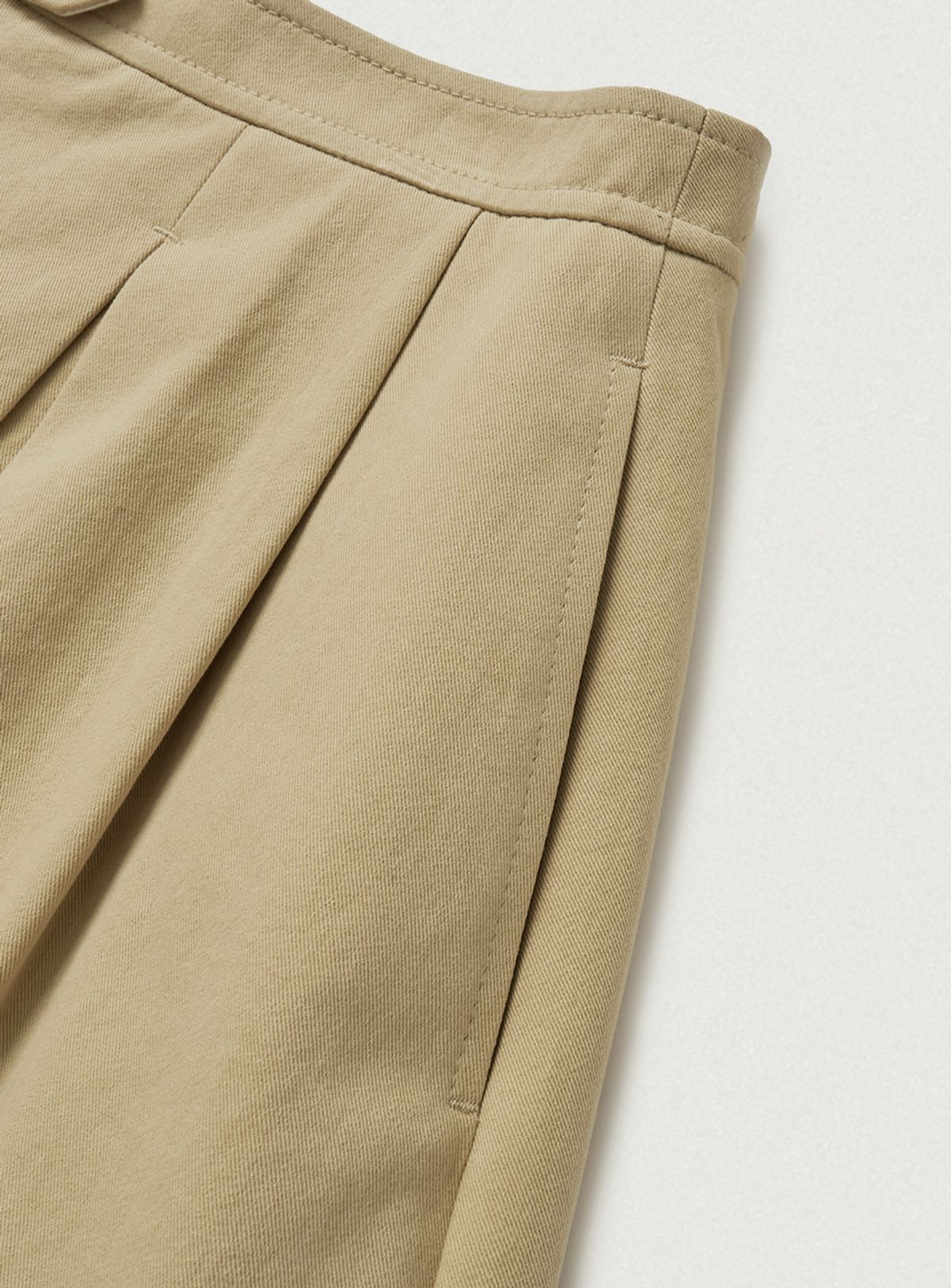 더바넷(THEBARNNET) Wael Pleats Mini Skirt_Beige
