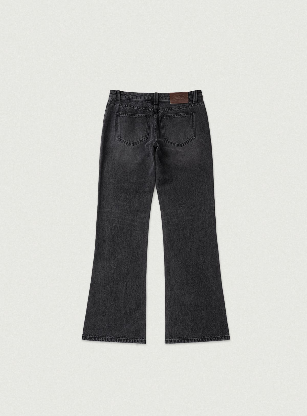 더바넷(THEBARNNET) Rune Boots Cut Denim Pants_Black