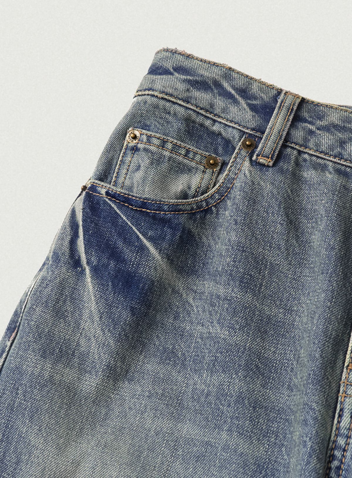더바넷(THEBARNNET) Rune Boots Cut Denim Pants_Vintage Blue