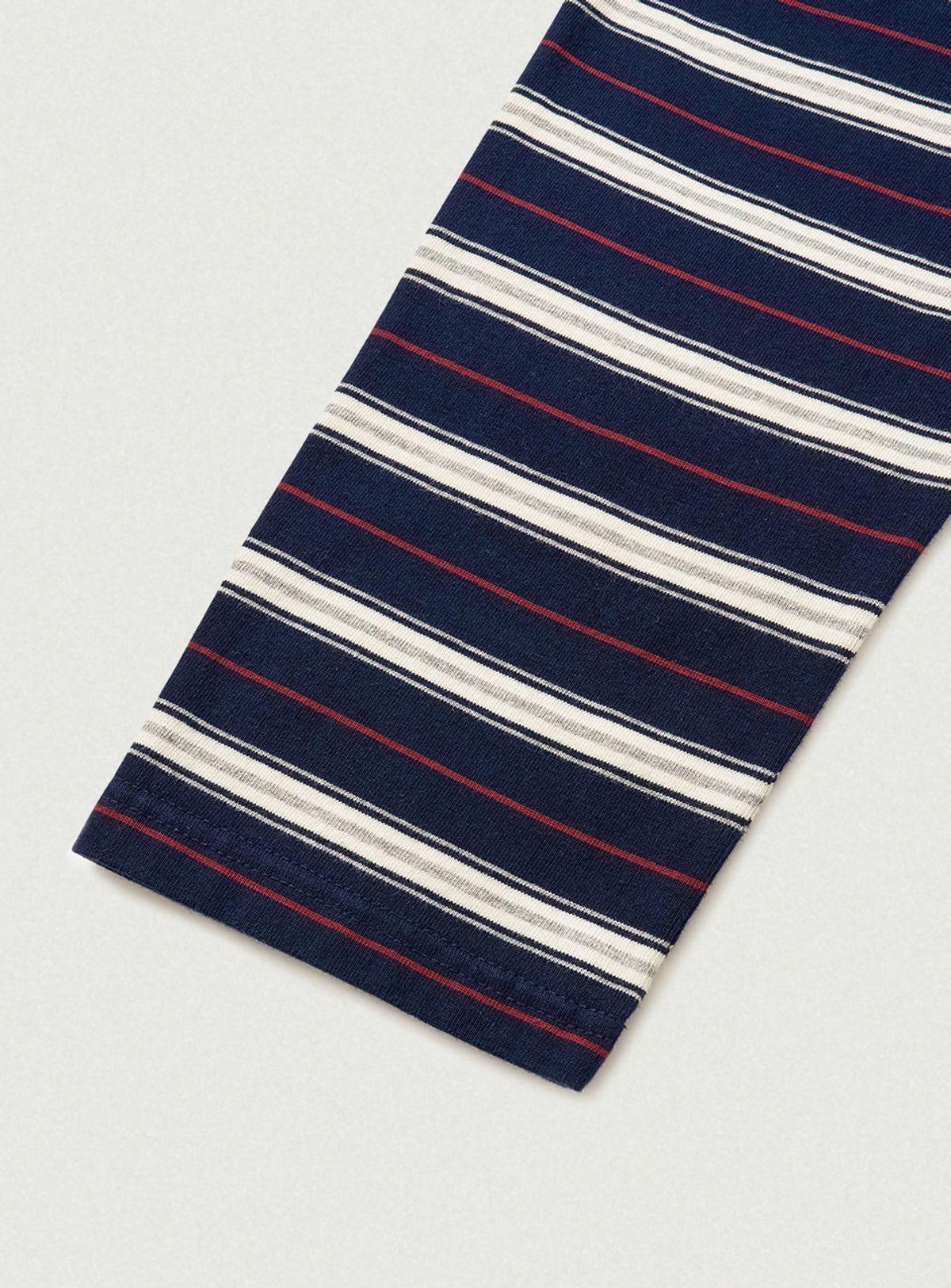 더바넷(THEBARNNET) Lang Stripe Overfit T-shirt_Navy