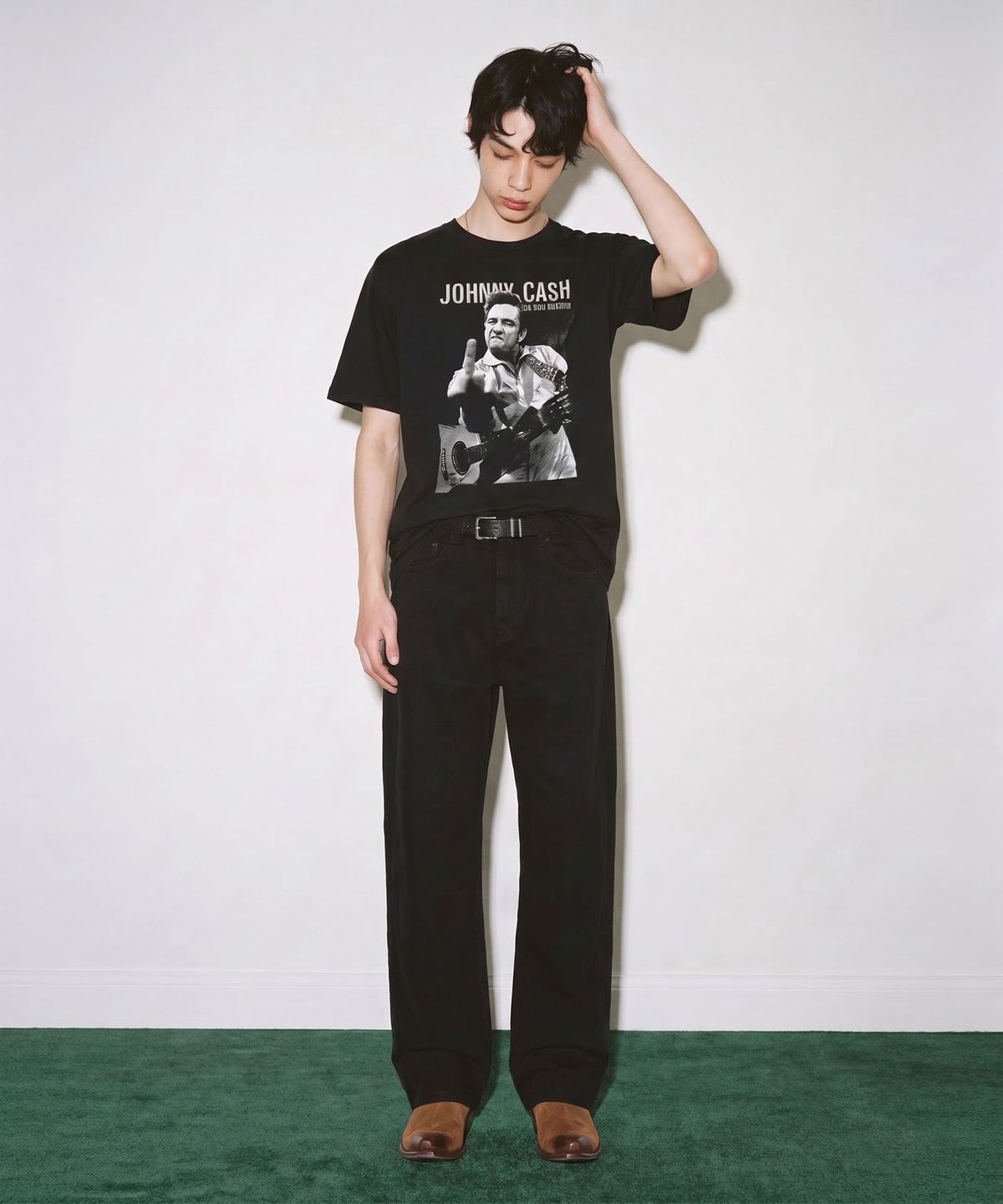 디더블유에스이(DWSE) 데일리 와이드 코튼 팬츠(블랙)
