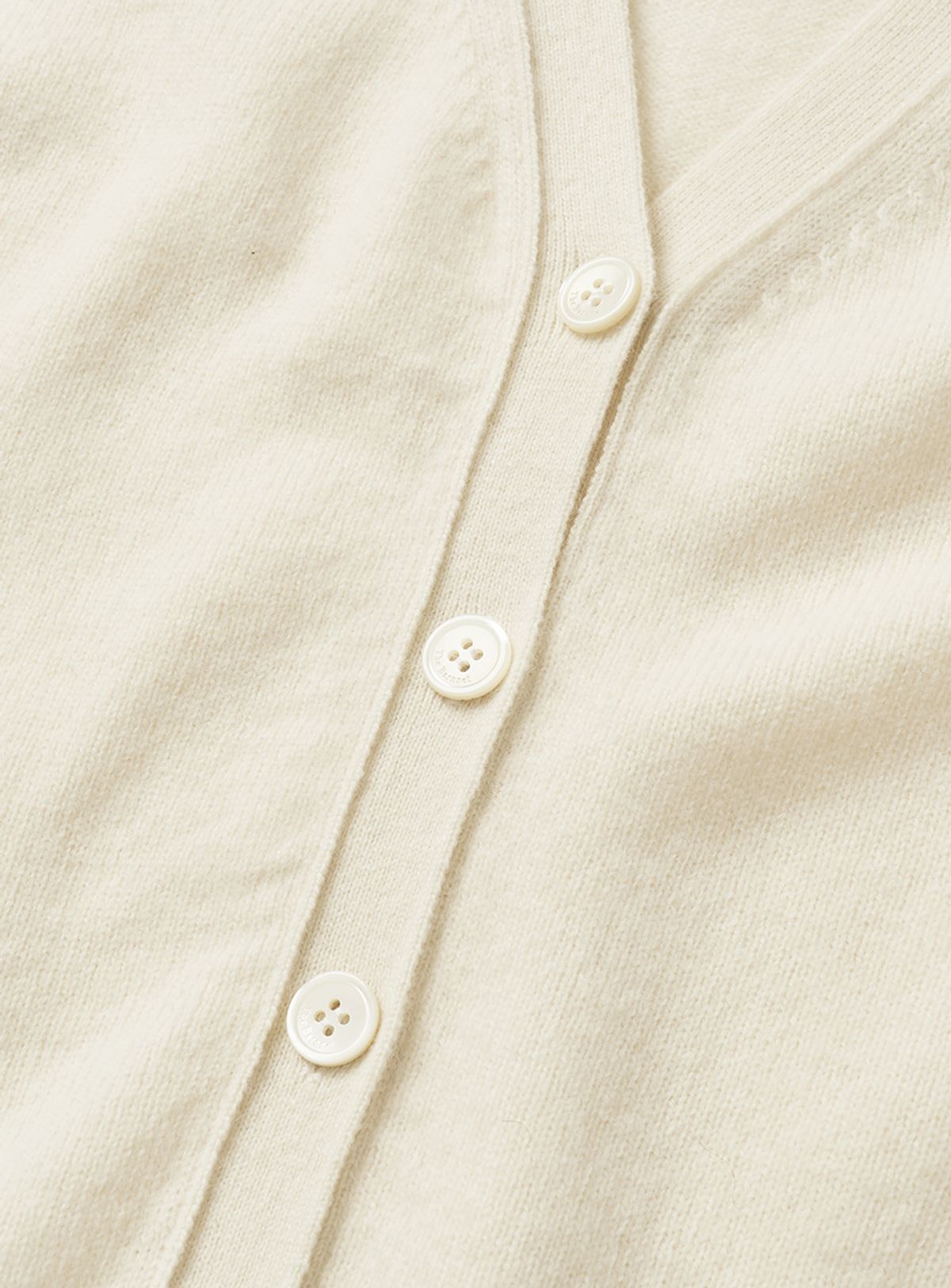 더바넷(THEBARNNET) Clay Cashmere Half Knit Cardigan_Ivory