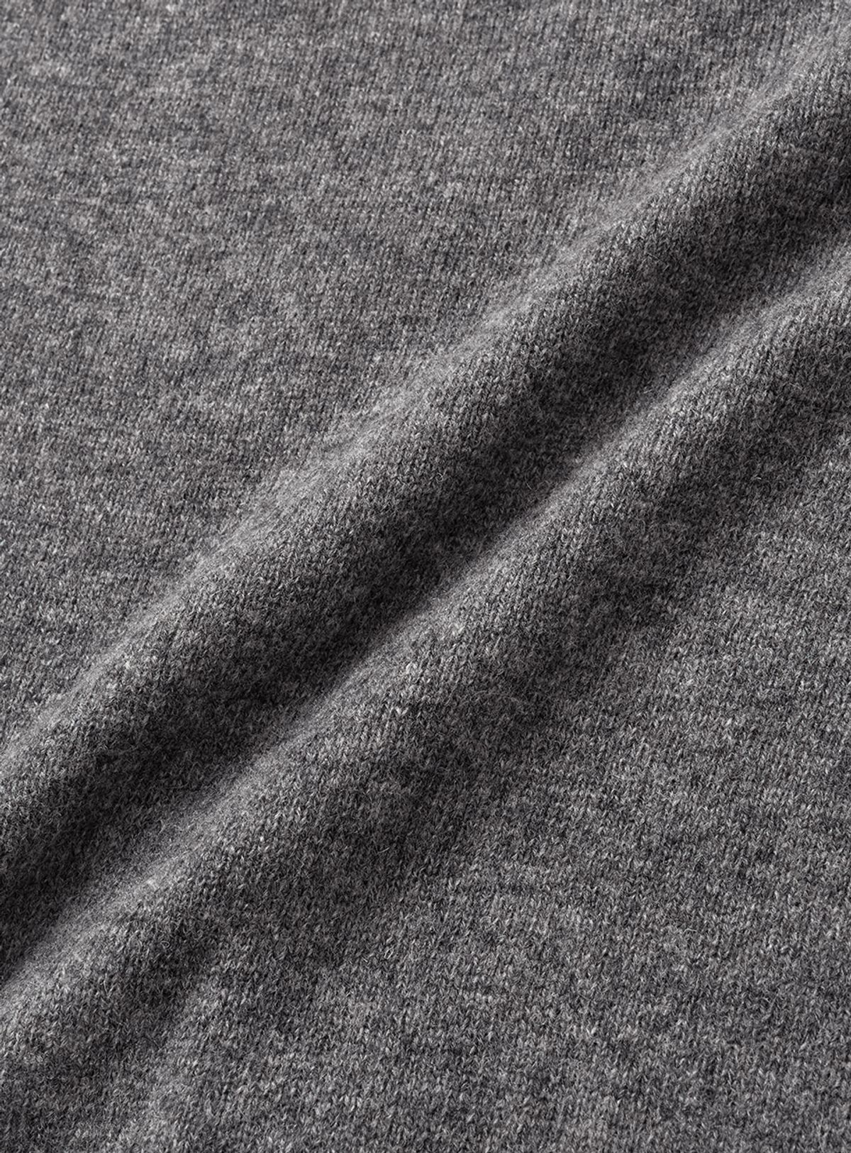 더바넷(THEBARNNET) Clay Cashmere Half Knit Cardigan_Charcoal