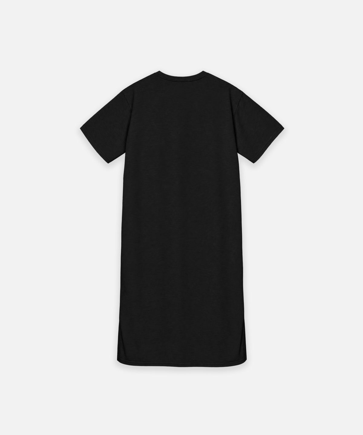 메종니아트(MAISON DE NEART) [LONG DRESS] 반팔 라운드넥 옆트임 특양면 롱 원피스_(3color)