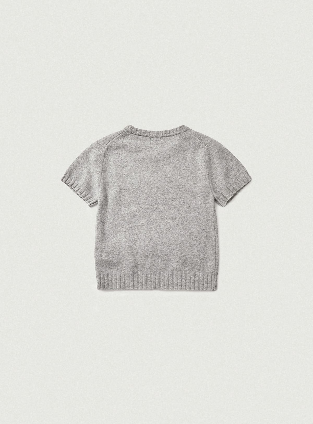 더바넷(THEBARNNET) Barnnet Logo Cashmere Knit_Light Grey
