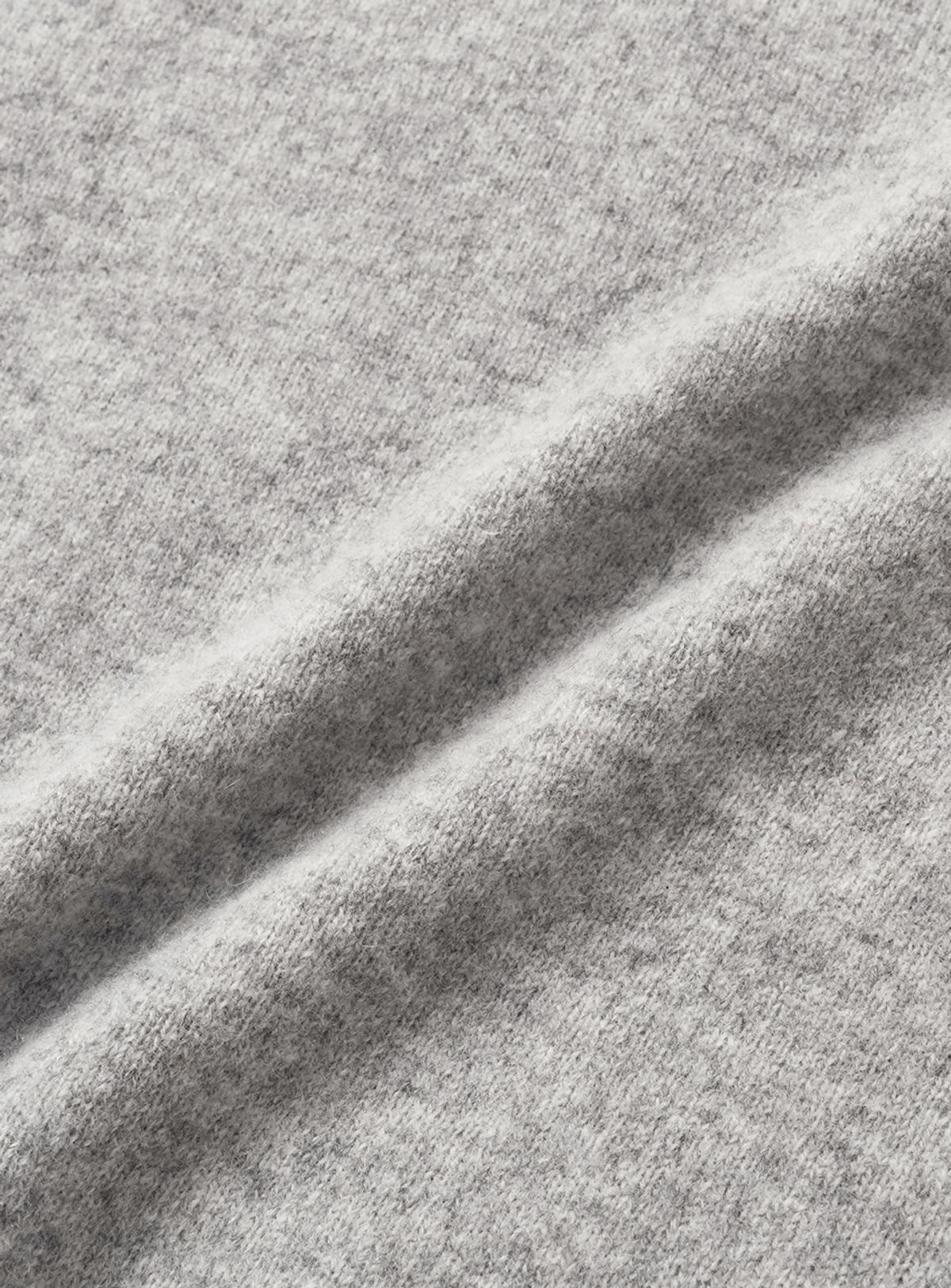 더바넷(THEBARNNET) Barnnet Logo Cashmere Knit_Light Grey