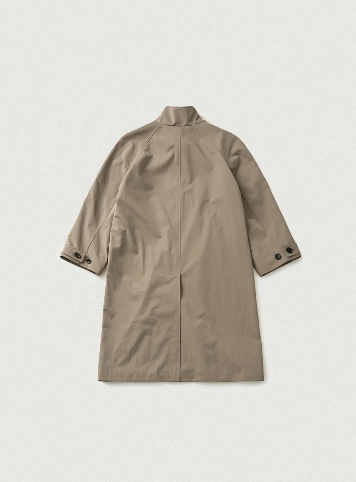 더바넷(THEBARNNET) Bardo Balmacaan Trench Coat_Greige