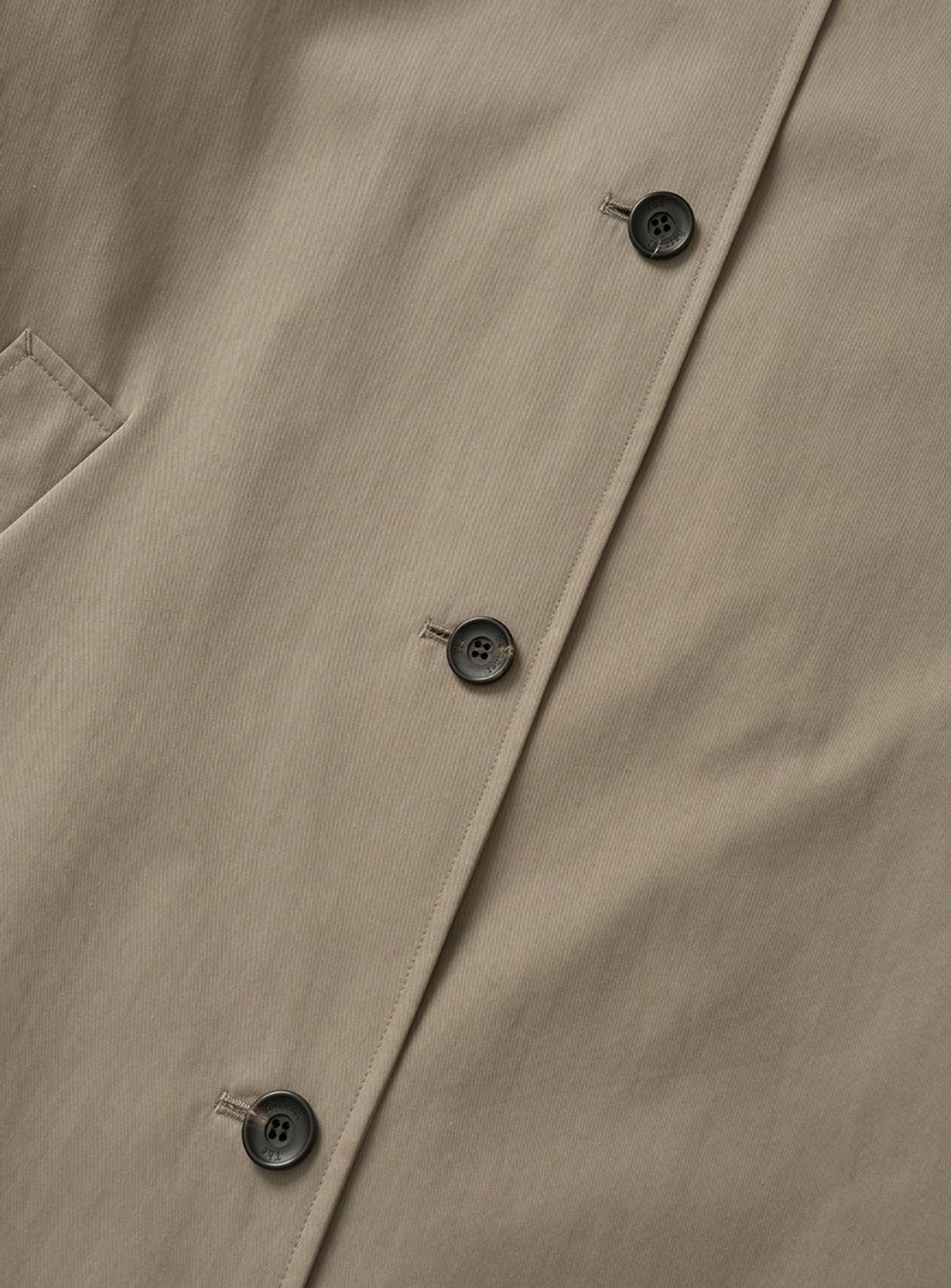 더바넷(THEBARNNET) Bardo Balmacaan Trench Coat_Greige