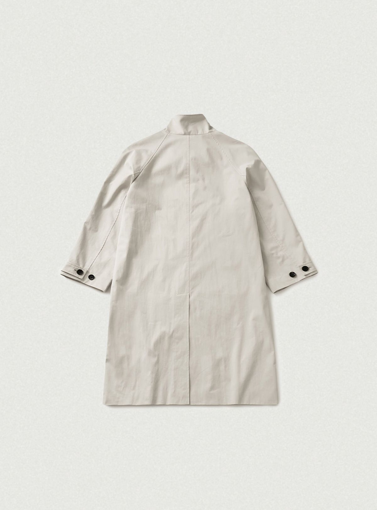 더바넷(THEBARNNET) Bardo Balmacaan Trench Coat_Cream