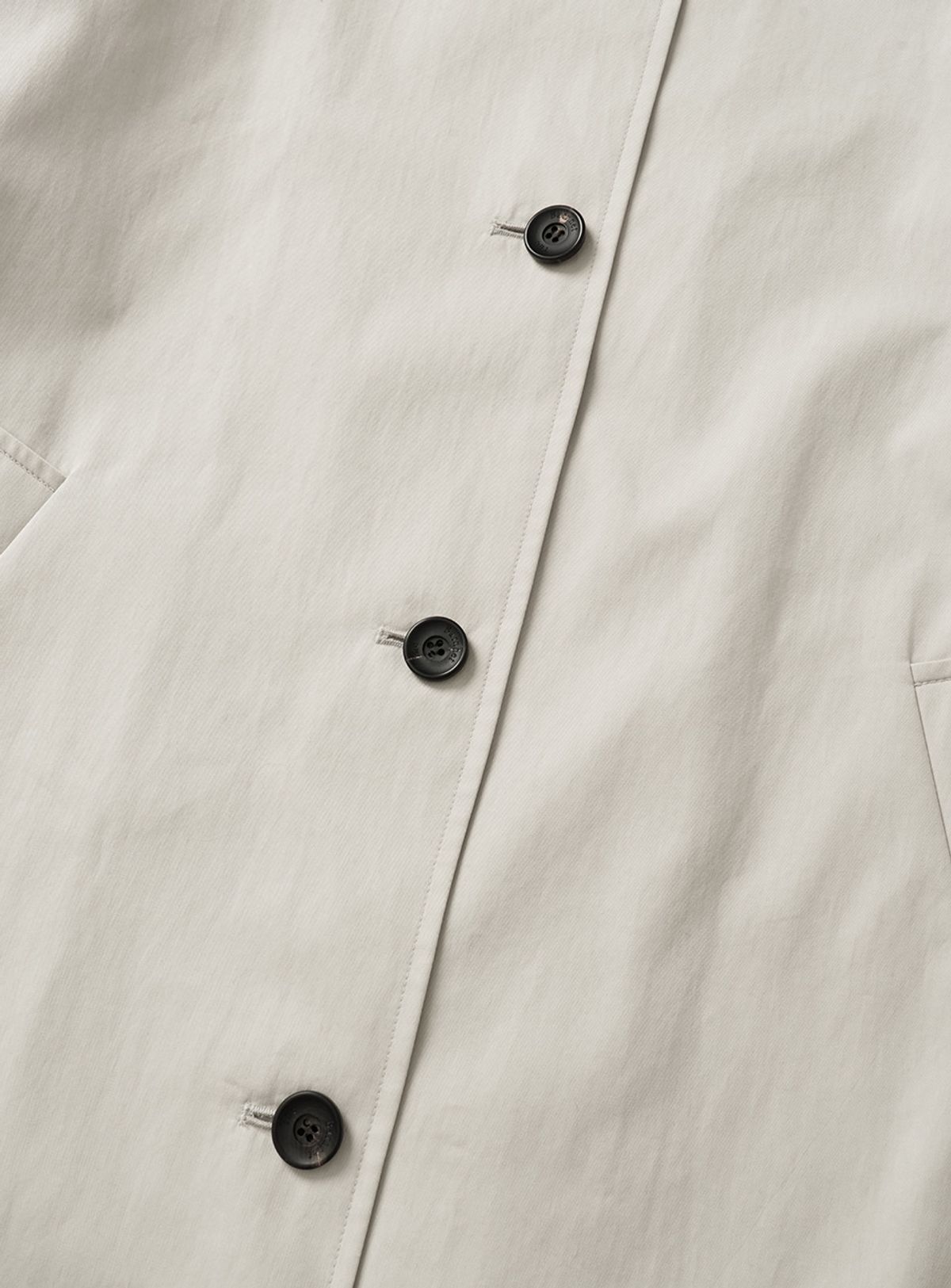 더바넷(THEBARNNET) Bardo Balmacaan Trench Coat_Cream