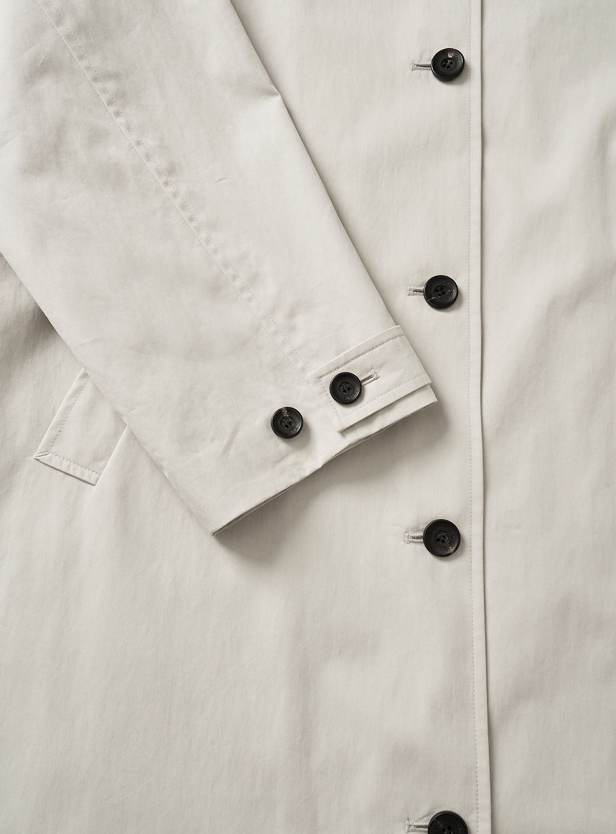 더바넷(THEBARNNET) Bardo Balmacaan Trench Coat_Cream