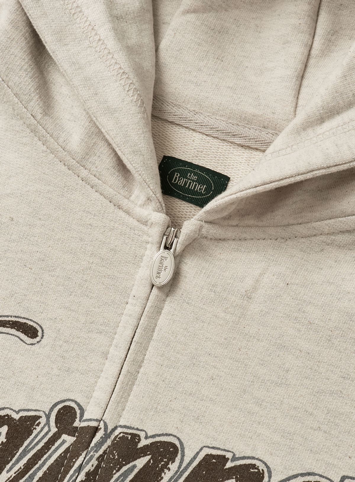 더바넷(THEBARNNET) Fenley Sweat Zip-Up Hoodie Jacket_Oatmeal