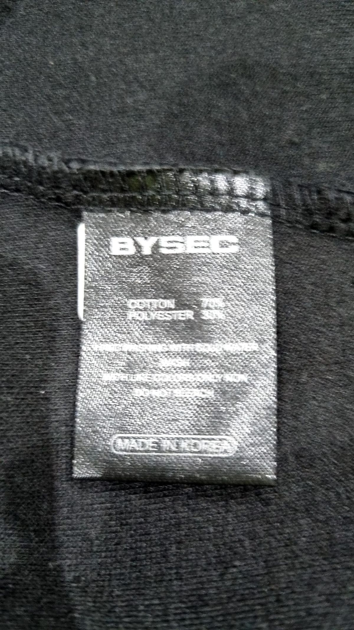 바이젝(BYSEC) 반소매 티셔츠 L