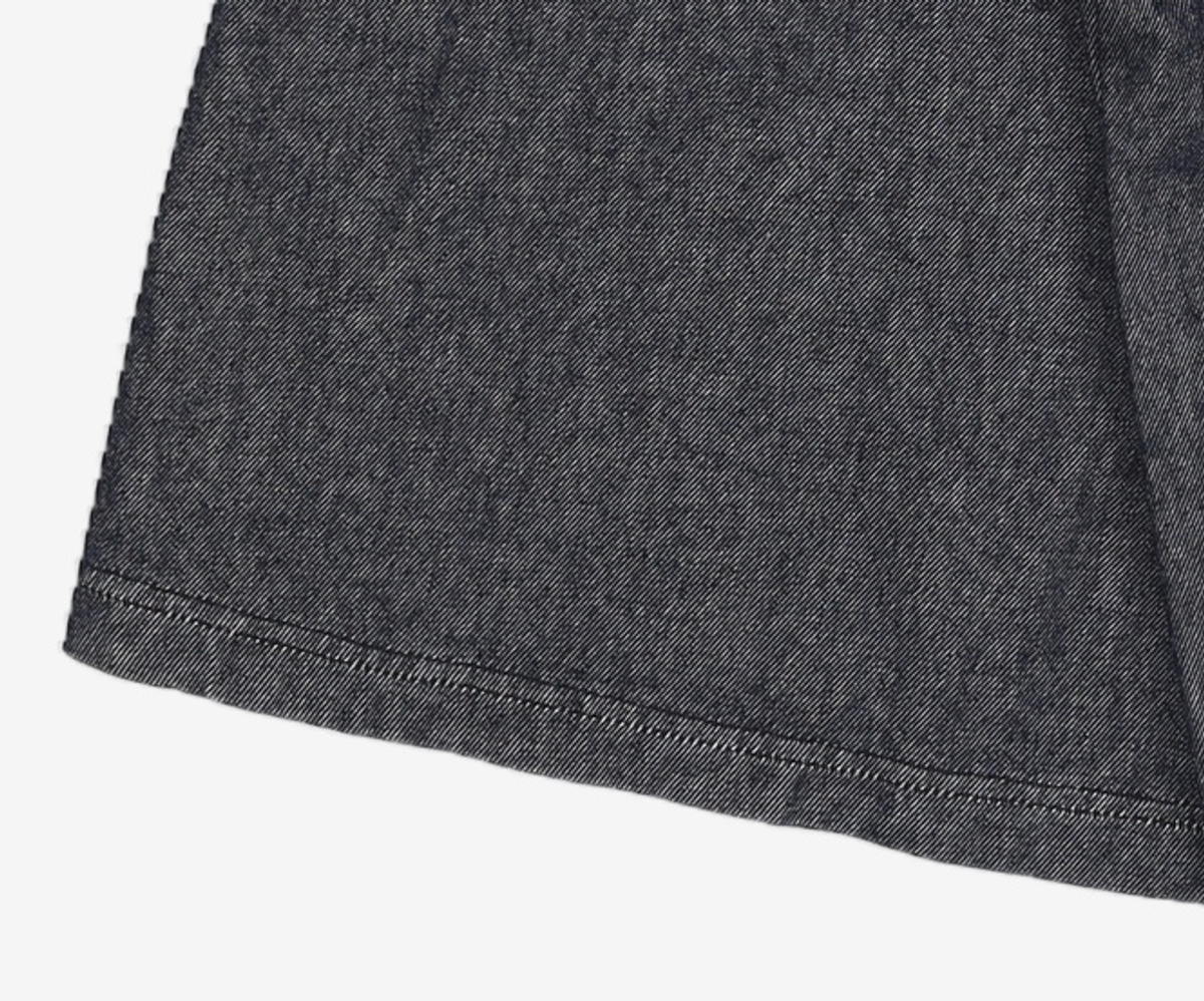트리밍버드(TREEMINGBIRD) Low Rise Half Denim Pants [ Blue ] 1
