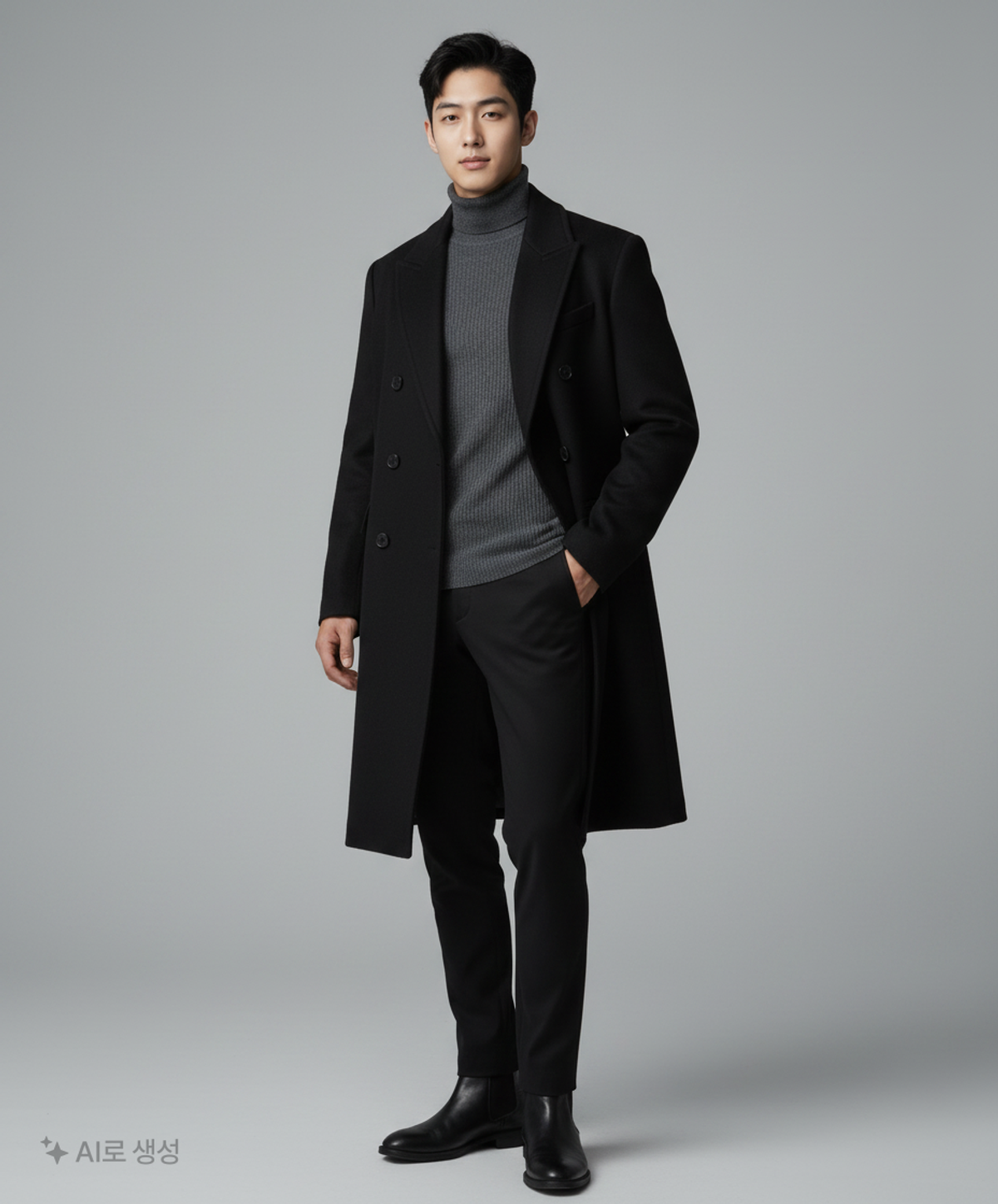 무신사 스탠다드(MUSINSA STANDARD) 겨울 기타 코트 M