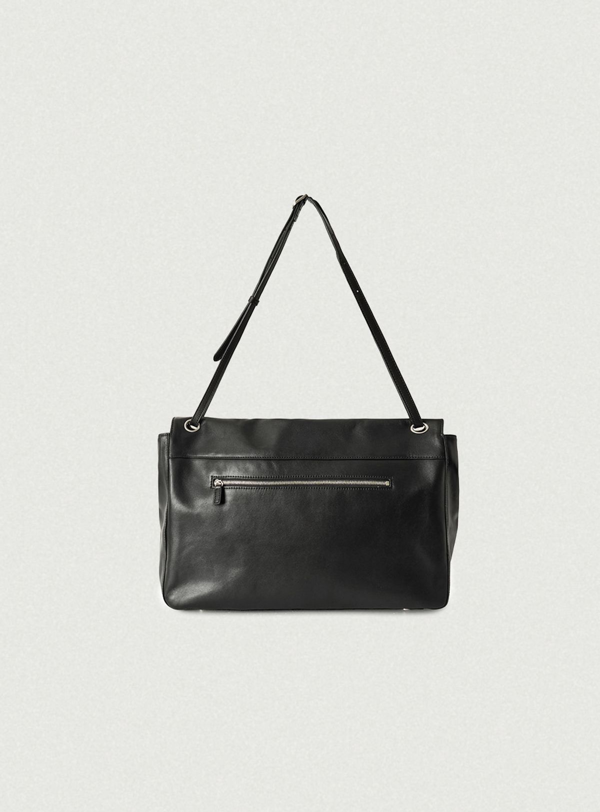 더바넷(THEBARNNET) Flou Large Soft Flap Bag_Black