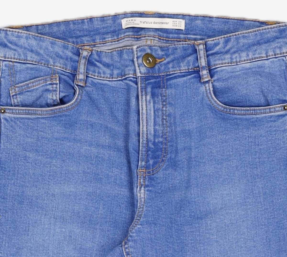 자라(ZARA) 청/데님 팬츠 38