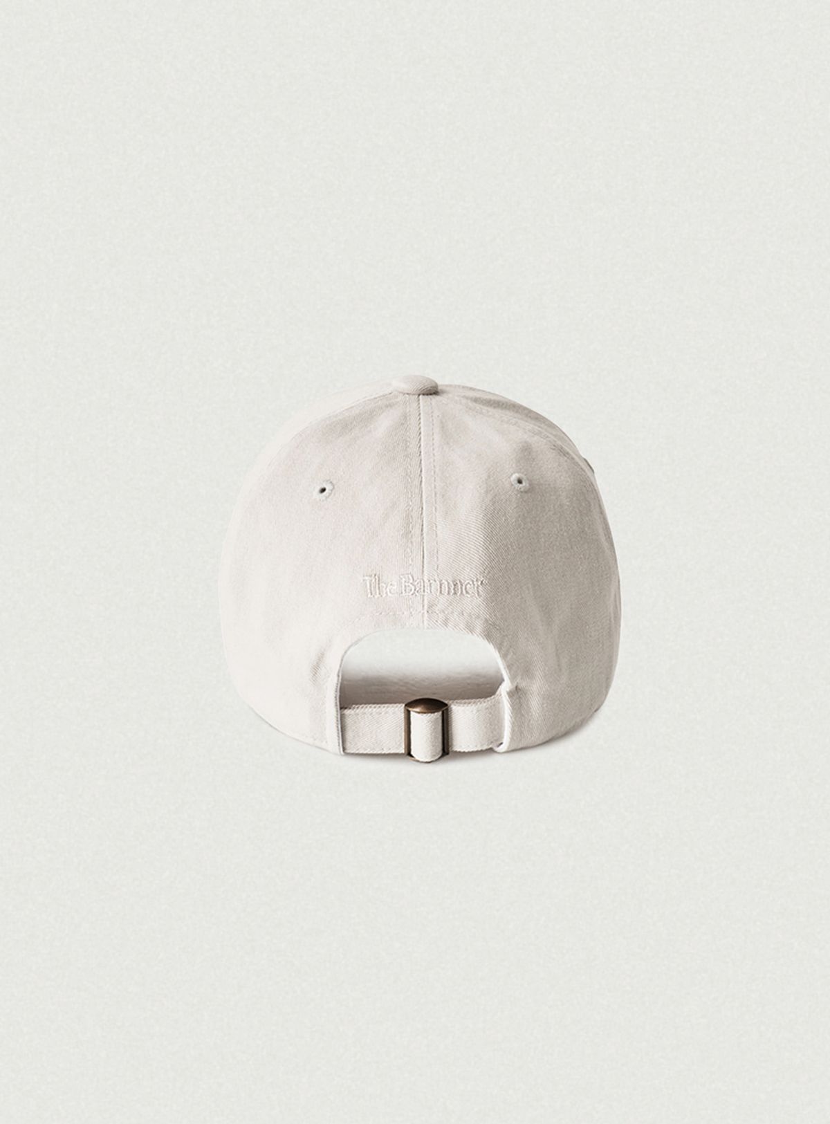 더바넷(THEBARNNET) Logo Ball Cap_Light Grey