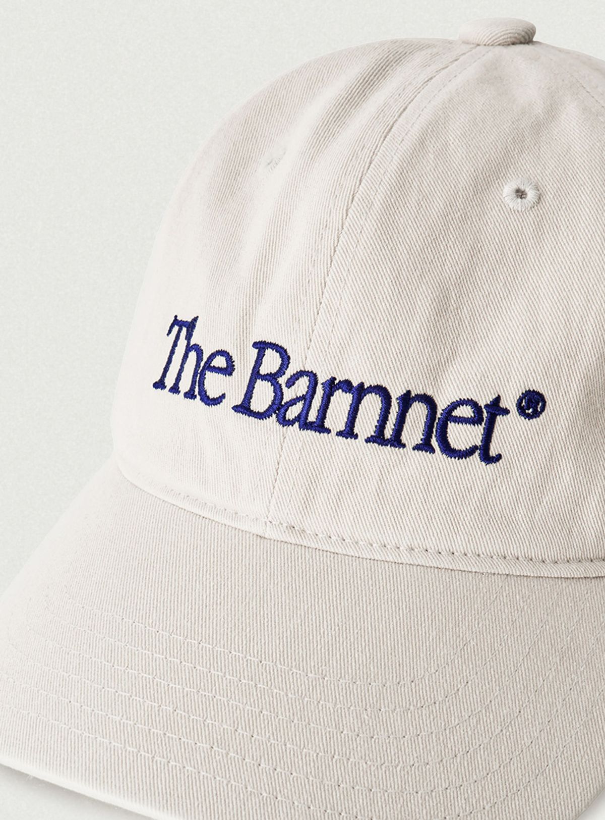 더바넷(THEBARNNET) Logo Ball Cap_Light Grey