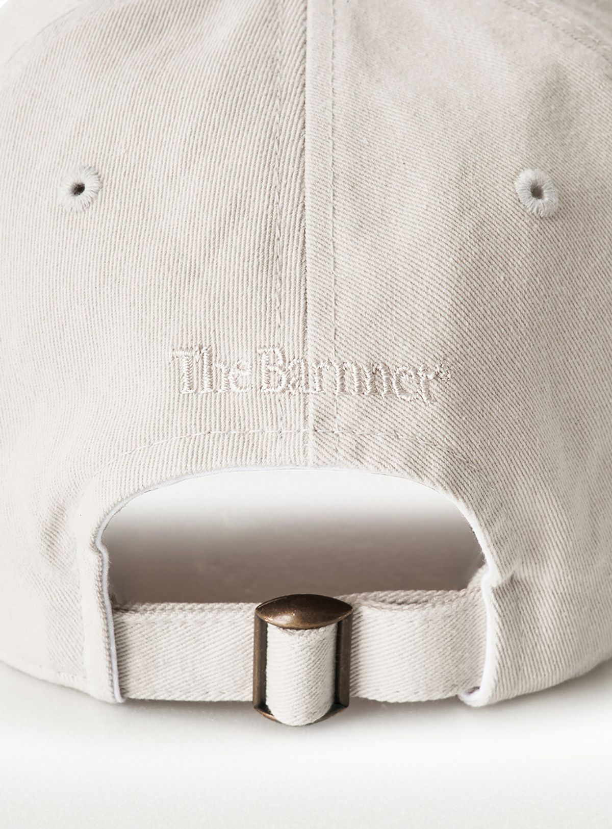 더바넷(THEBARNNET) Logo Ball Cap_Light Grey