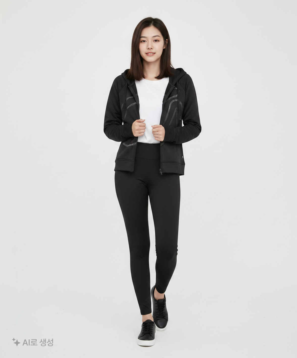 갭 핏(Gap Fit) 후드 집업 XS