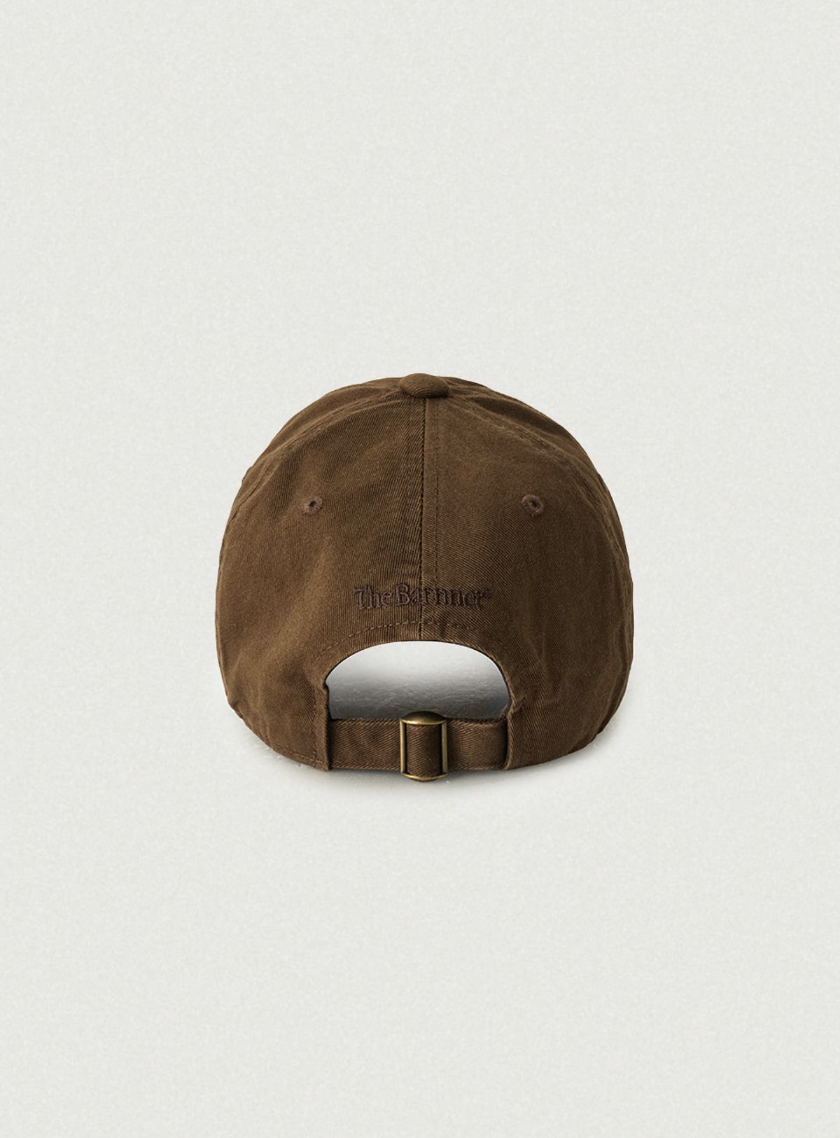 더바넷(THEBARNNET) Logo Ball Cap_Brown Navy