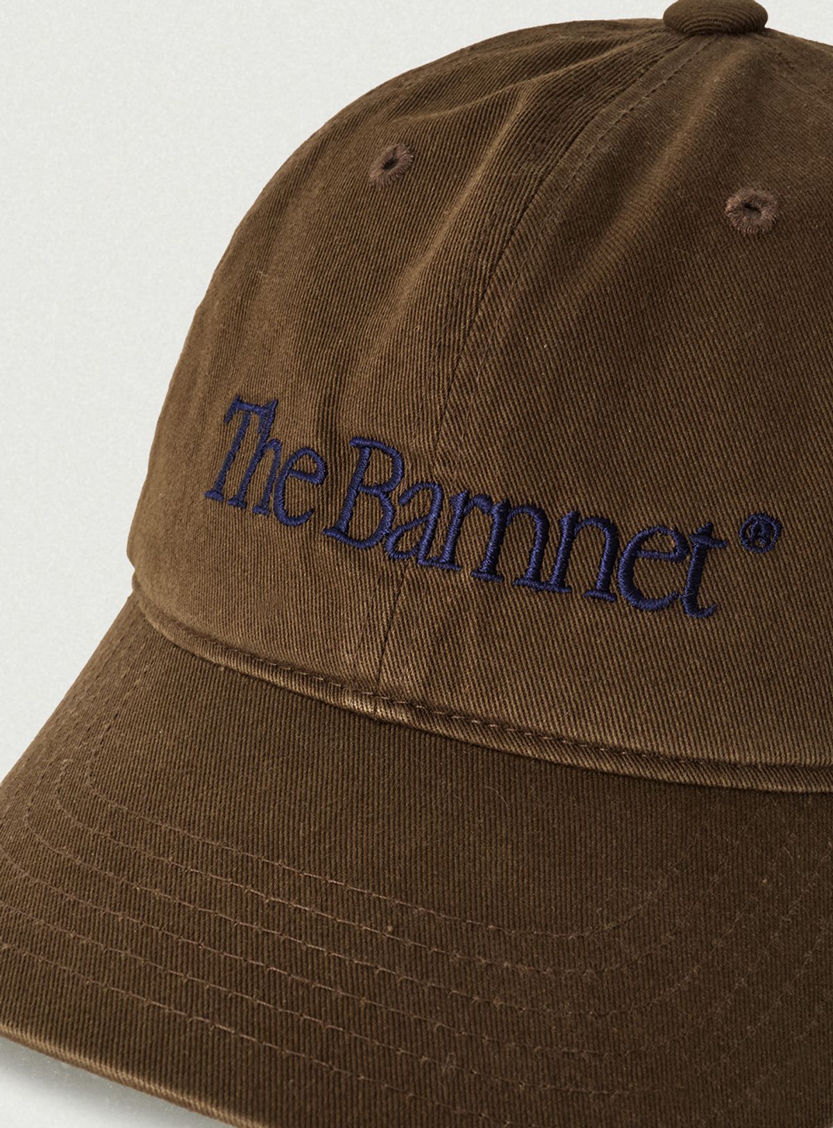 더바넷(THEBARNNET) Logo Ball Cap_Brown Navy