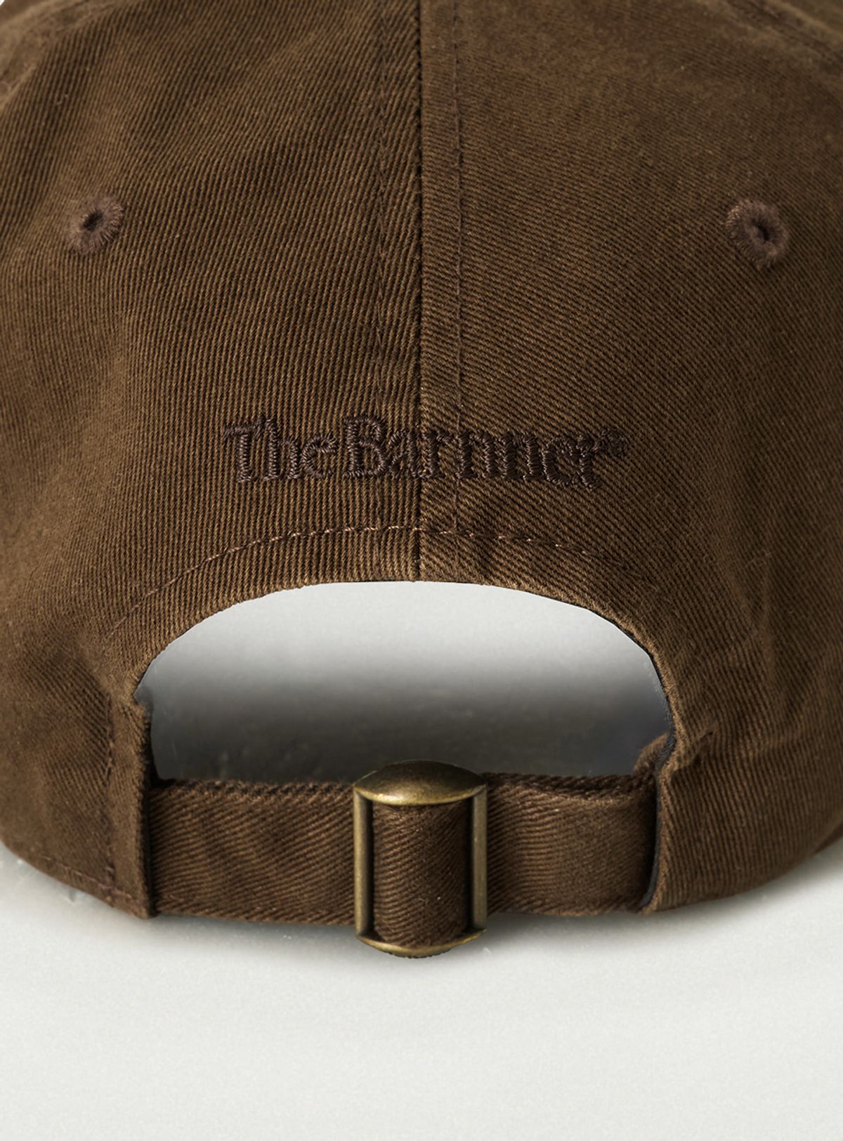 더바넷(THEBARNNET) Logo Ball Cap_Brown Navy