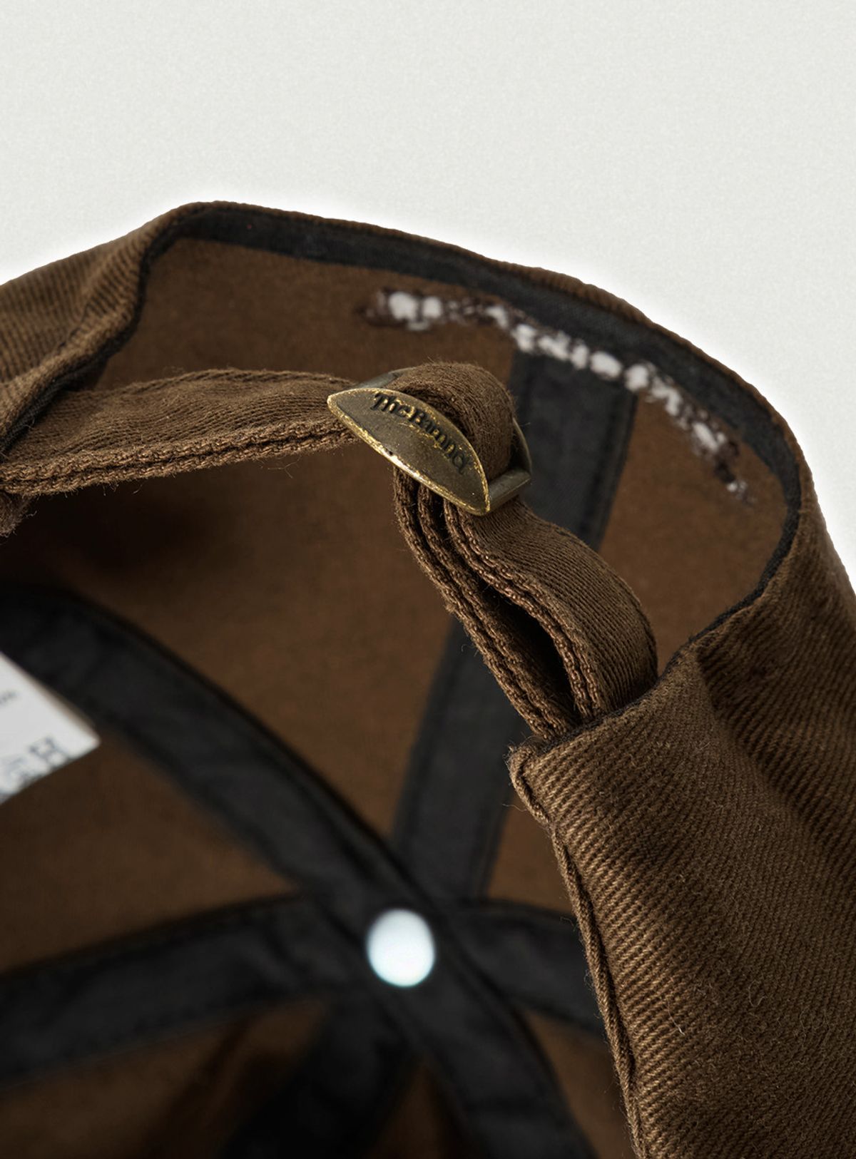 더바넷(THEBARNNET) Logo Ball Cap_Brown Navy