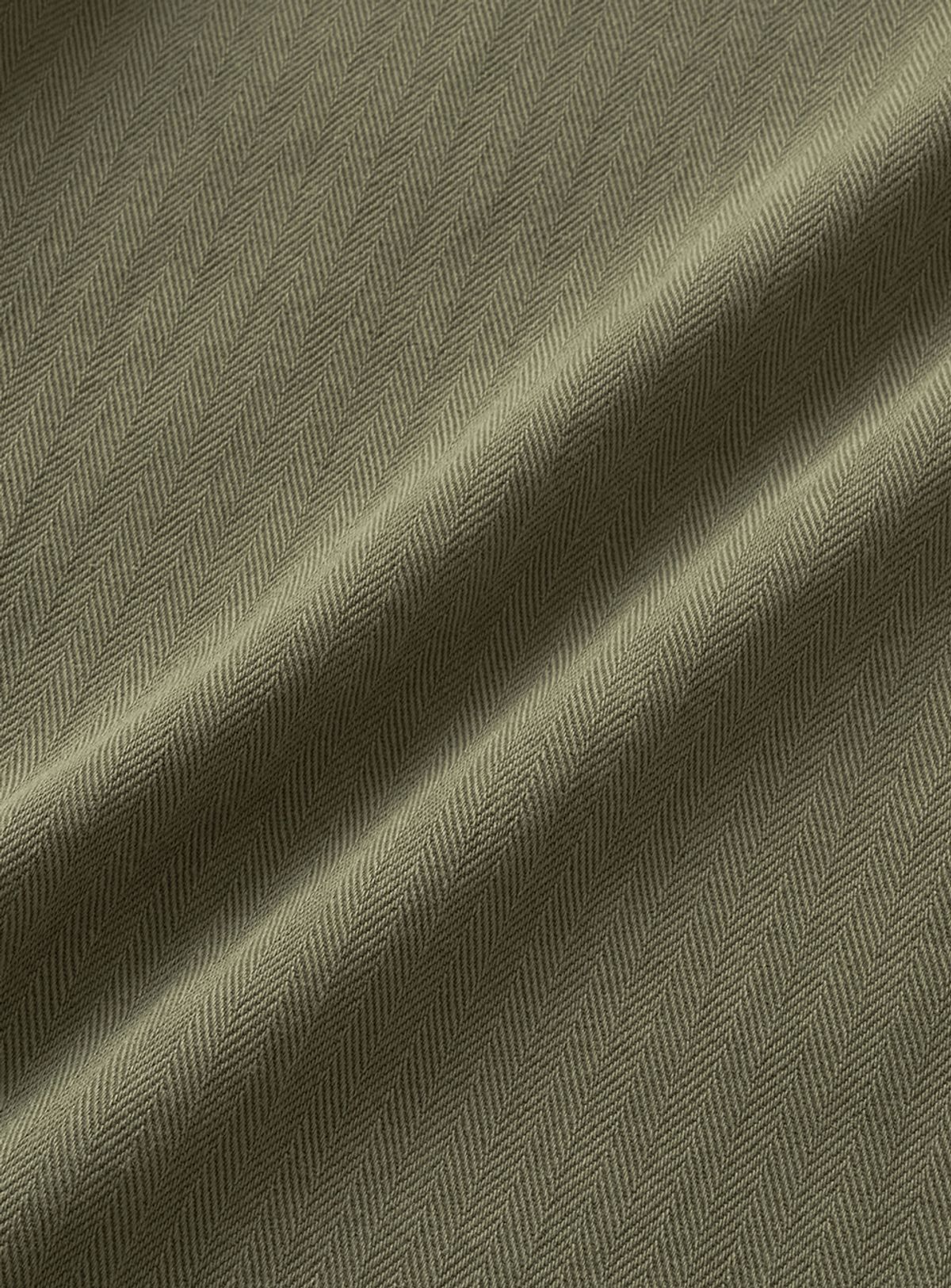 더바넷(THEBARNNET) Leaf Herringbone Cotton Overall_Khaki
