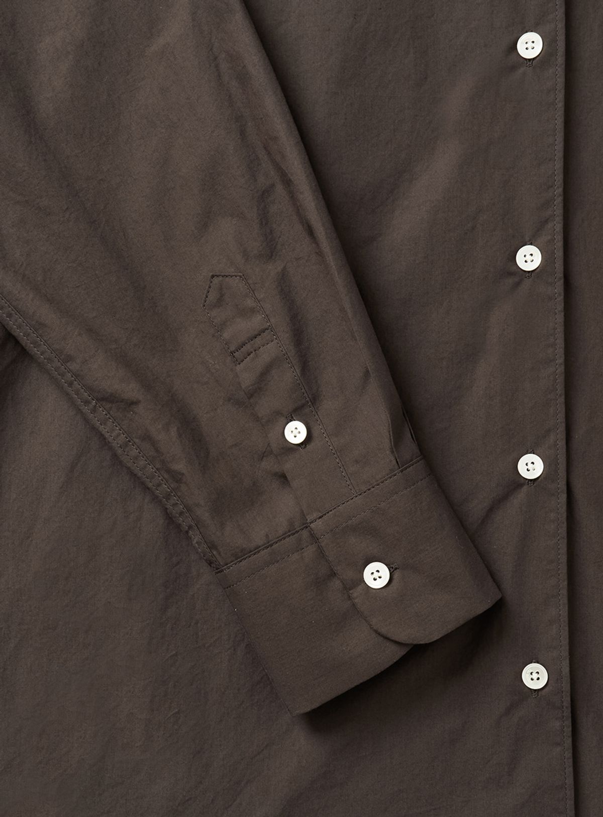 더바넷(THEBARNNET) Dain Cotton Shirt_Brown