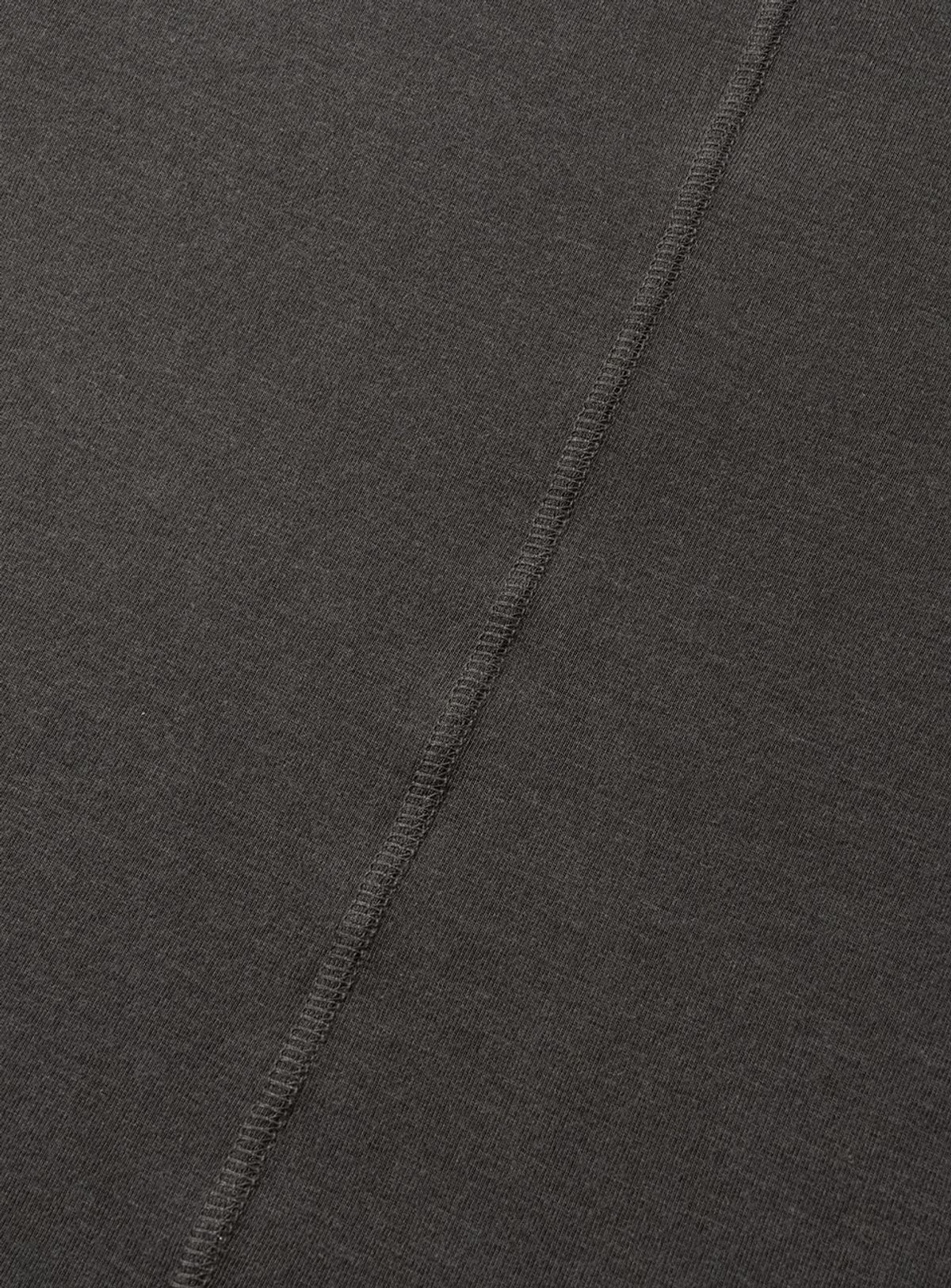 더바넷(THEBARNNET) Wool Tencel Mock-Neck Long Sleeve T-Shirt_Charcoal