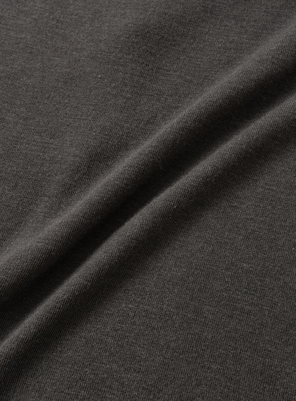 더바넷(THEBARNNET) Wool Tencel Mock-Neck Long Sleeve T-Shirt_Charcoal