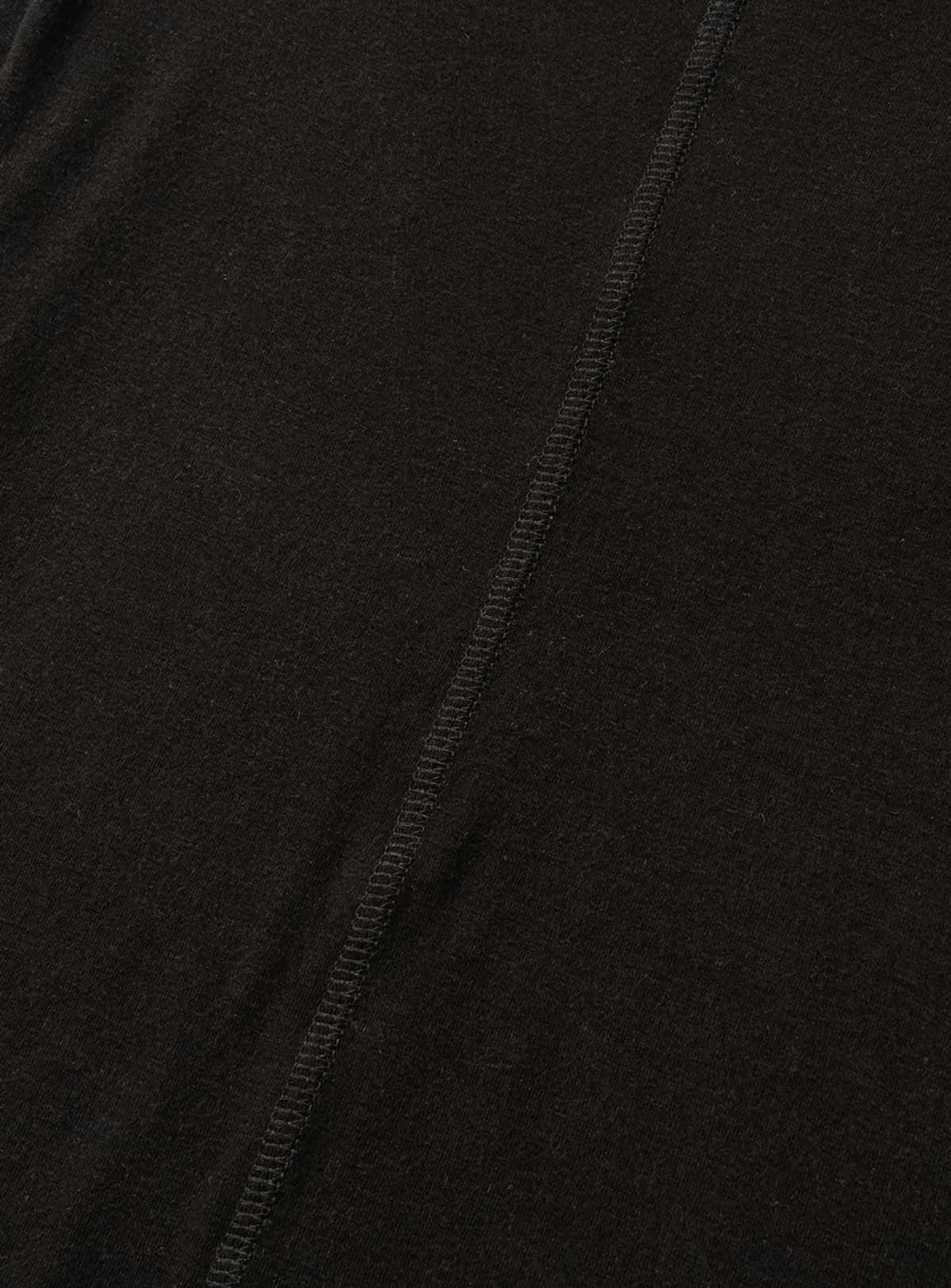 더바넷(THEBARNNET) Wool Tencel Mock-Neck Long Sleeve T-Shirt_Black