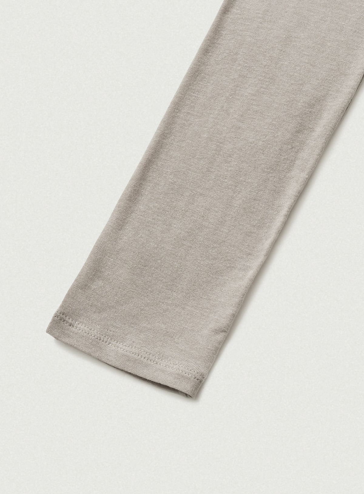 더바넷(THEBARNNET) Wool Tencel Mock-Neck Long Sleeve T-Shirt_Beige