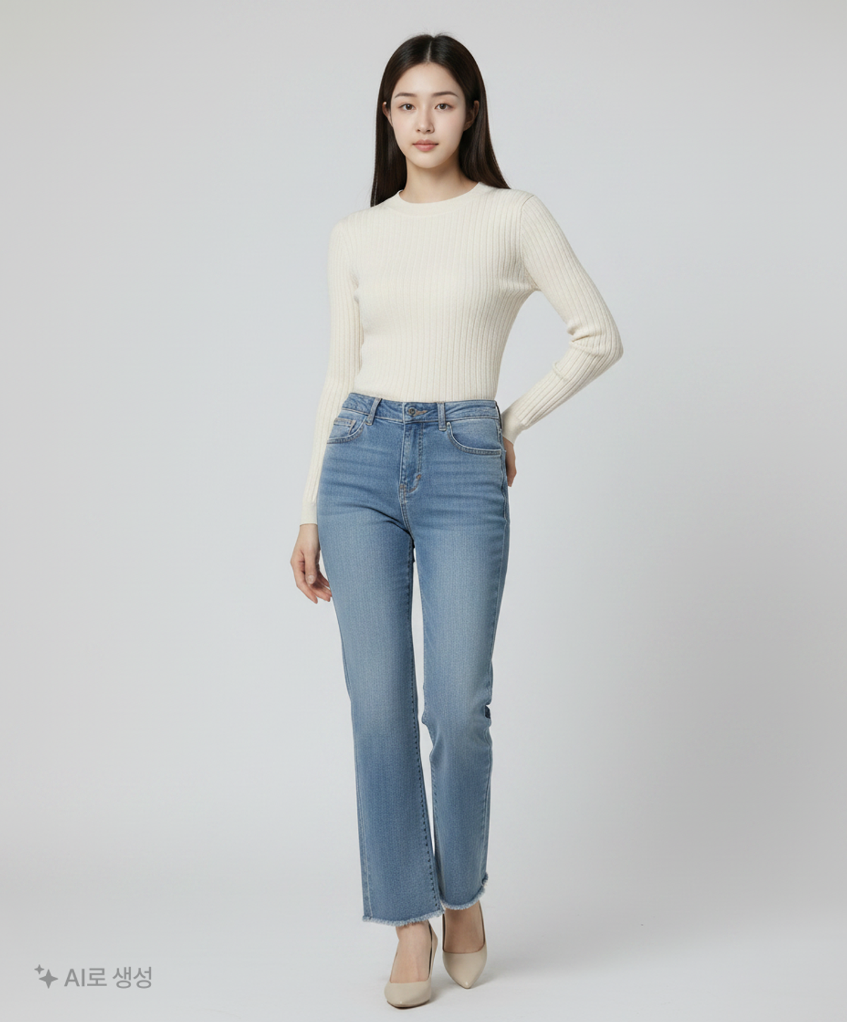미쏘(MIXXO) 청/데님 팬츠 28