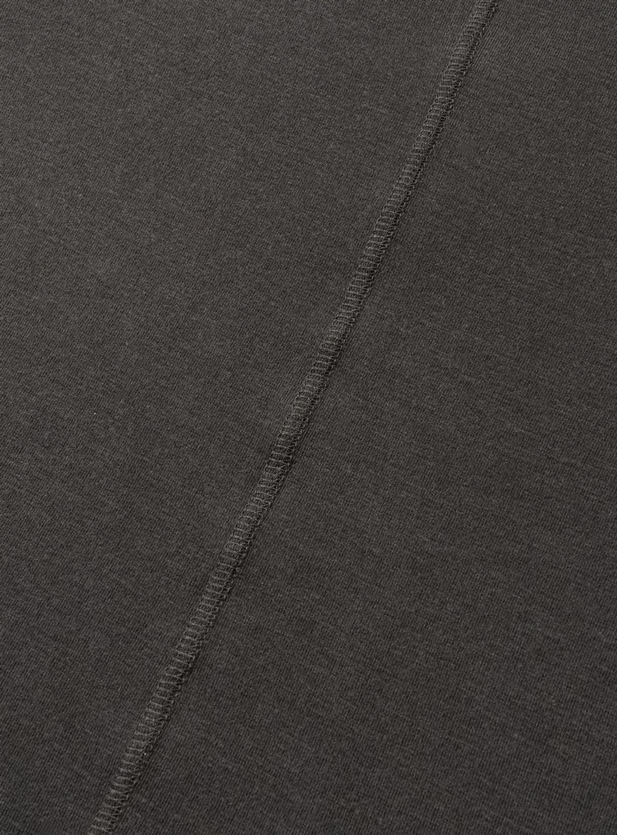 더바넷(THEBARNNET) Wool Tencel Mock-Neck T-Shirt_Charcoal