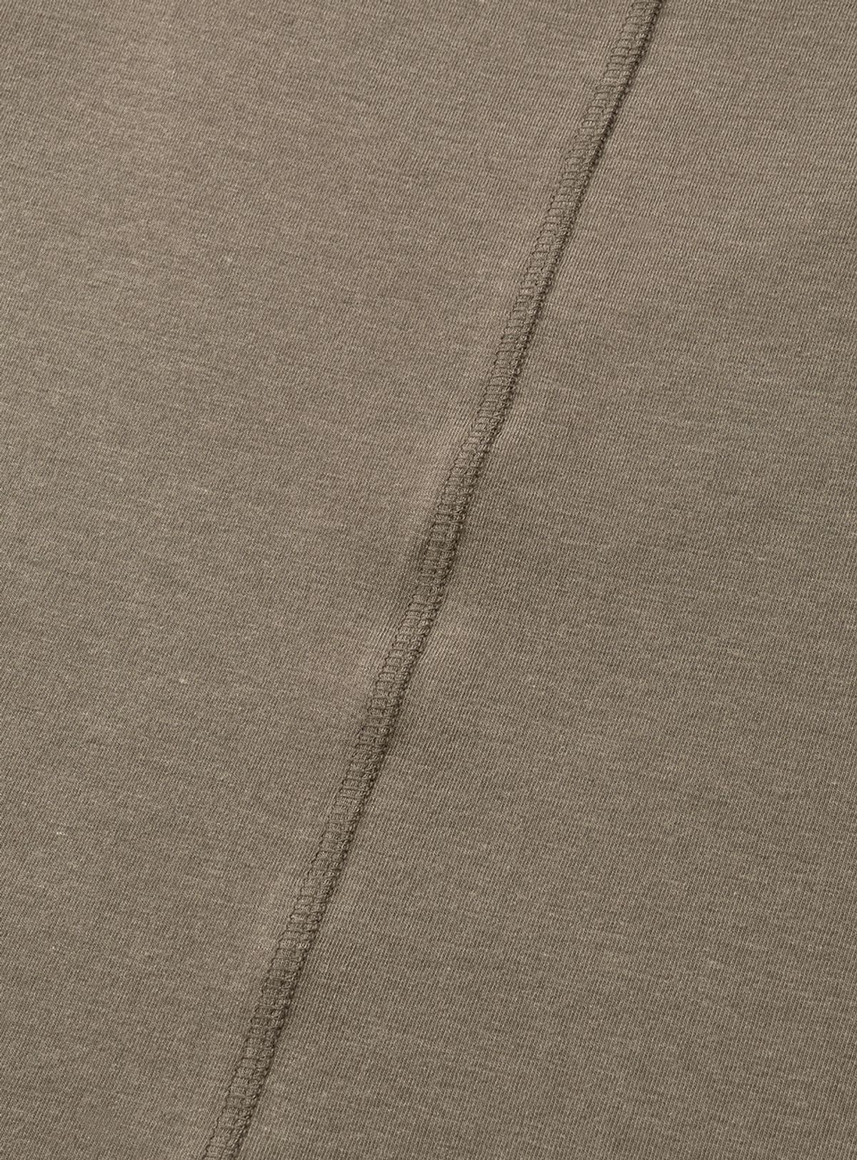 더바넷(THEBARNNET) Wool Tencel Mock-Neck T-Shirt_Mocha