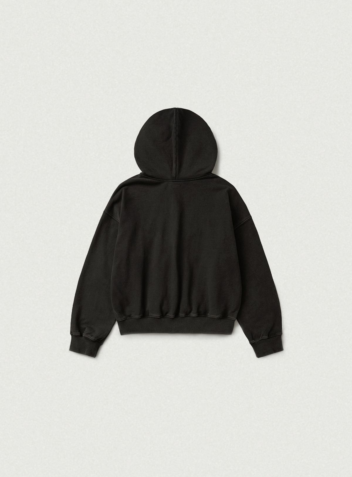 더바넷(THEBARNNET) Sun-Faded Zip-Up Hoodie_Washed Black