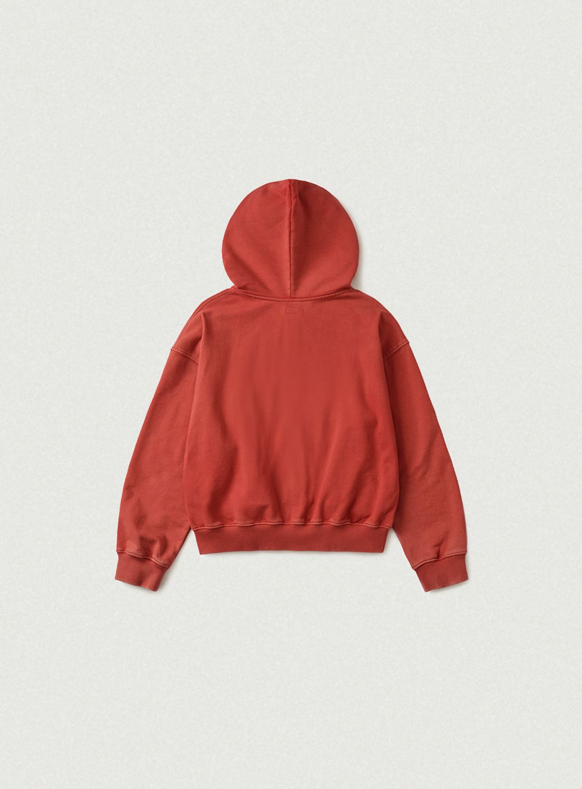 더바넷(THEBARNNET) Sun-Faded Zip-Up Hoodie_Washed Red