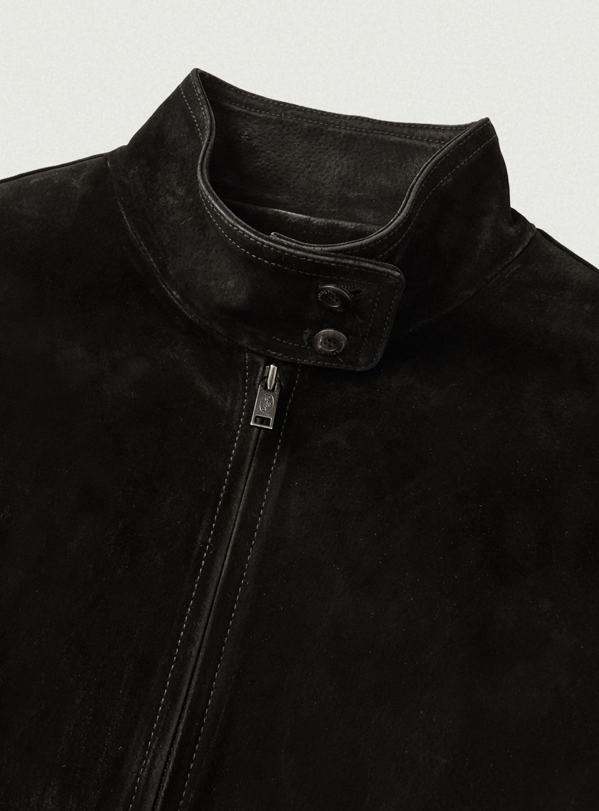 더바넷(THEBARNNET) Caven Suede Biker Jacket_Black