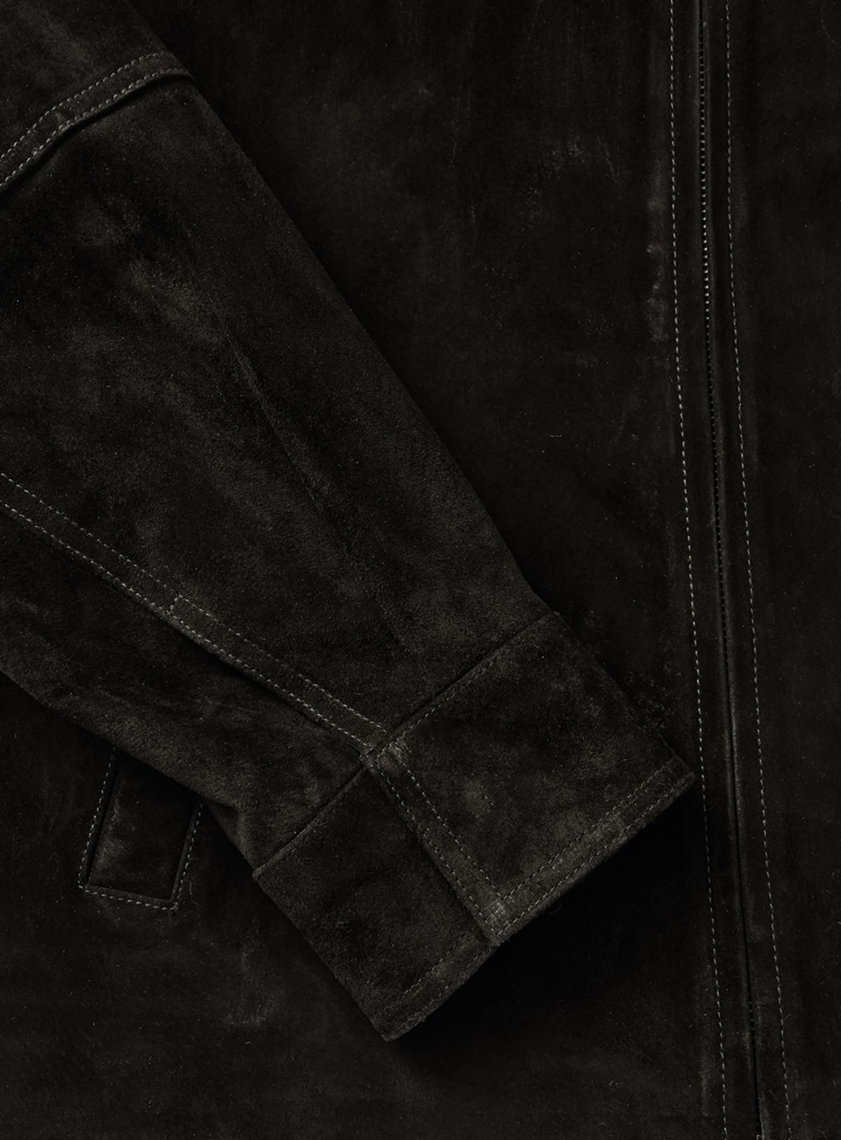 더바넷(THEBARNNET) Caven Suede Biker Jacket_Black