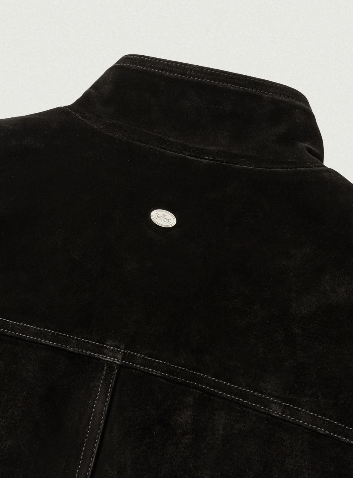 더바넷(THEBARNNET) Caven Suede Biker Jacket_Black