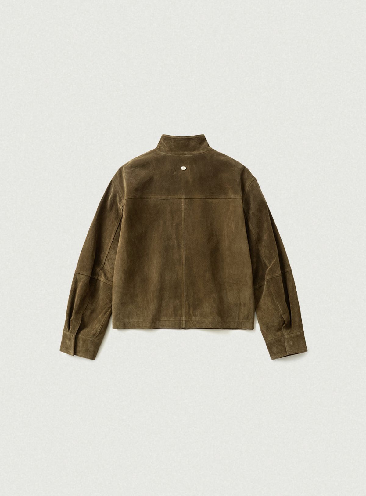 더바넷(THEBARNNET) Caven Suede Biker Jacket_Khaki